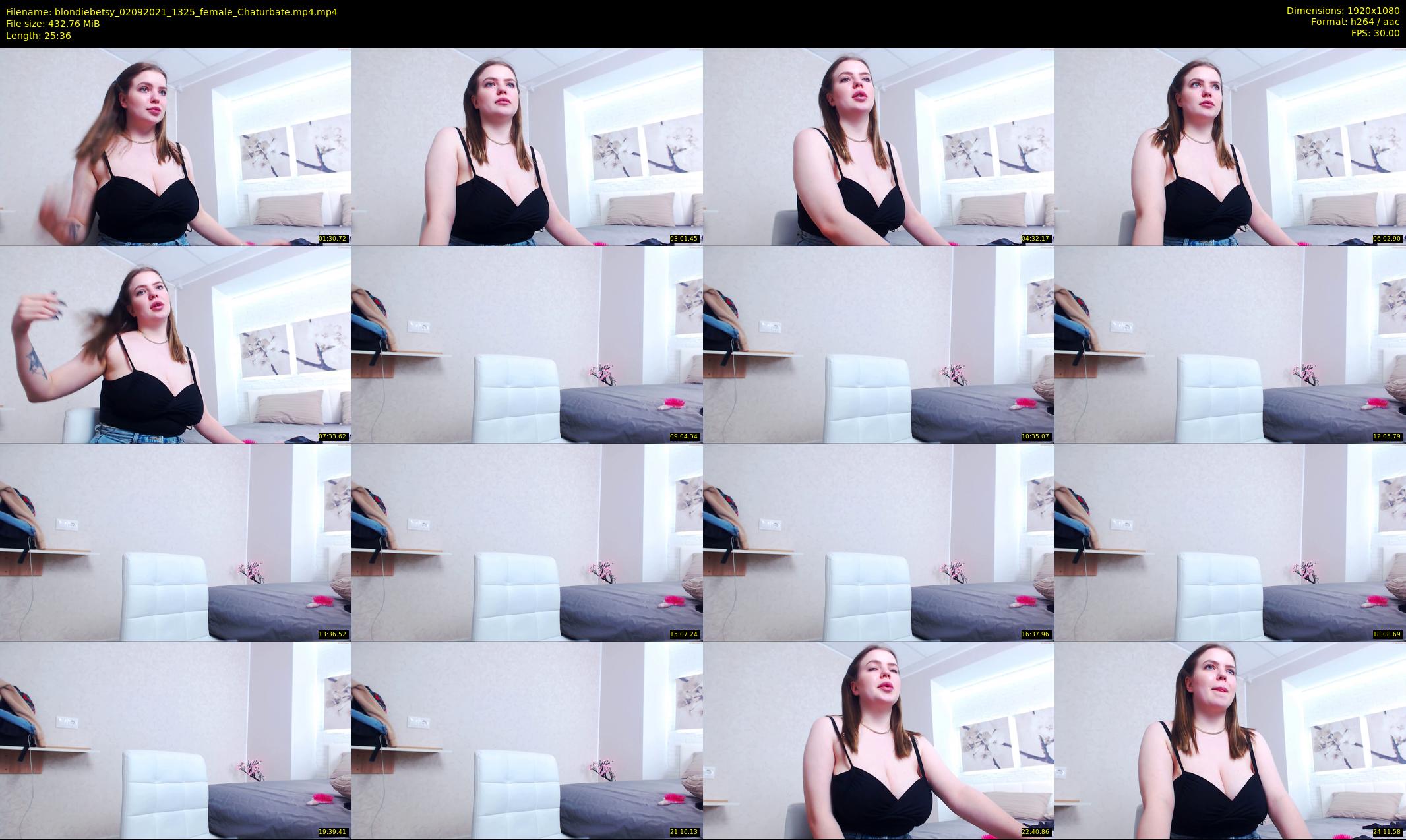 blondiebetsy — 26 minute Chaturbate female cam show recording, 1080p, Sep 2, 2021
