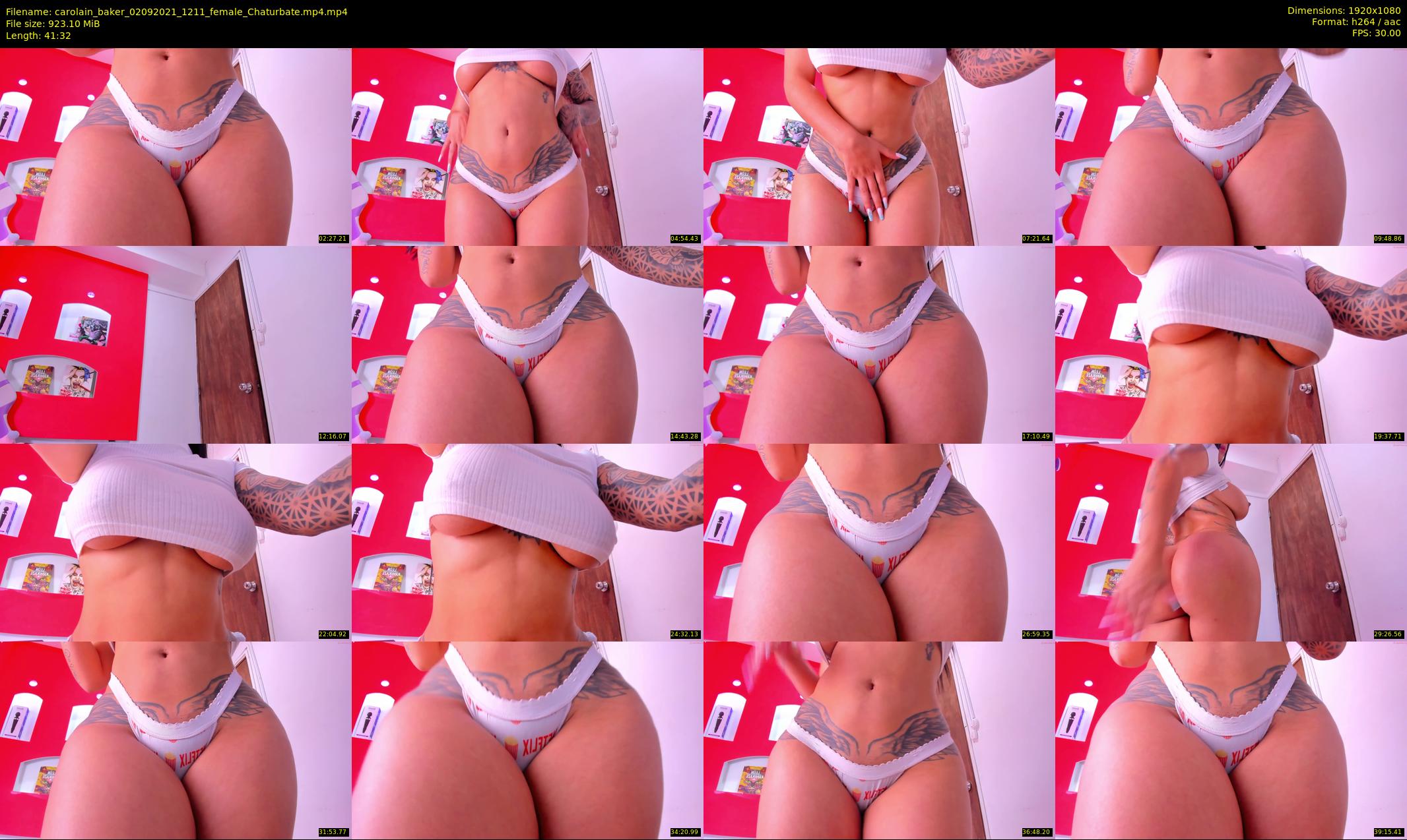 carolain_baker — 42 minute Chaturbate female cam show recording, 1080p, Sep 2, 2021