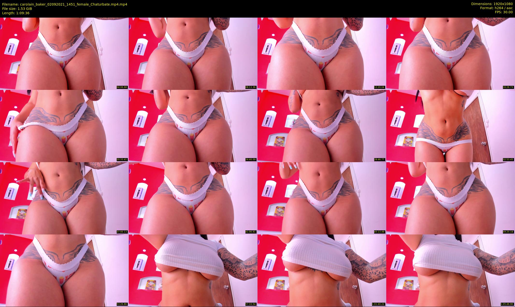 carolain_baker — 70 minute Chaturbate female cam show recording, 1080p, Sep 2, 2021