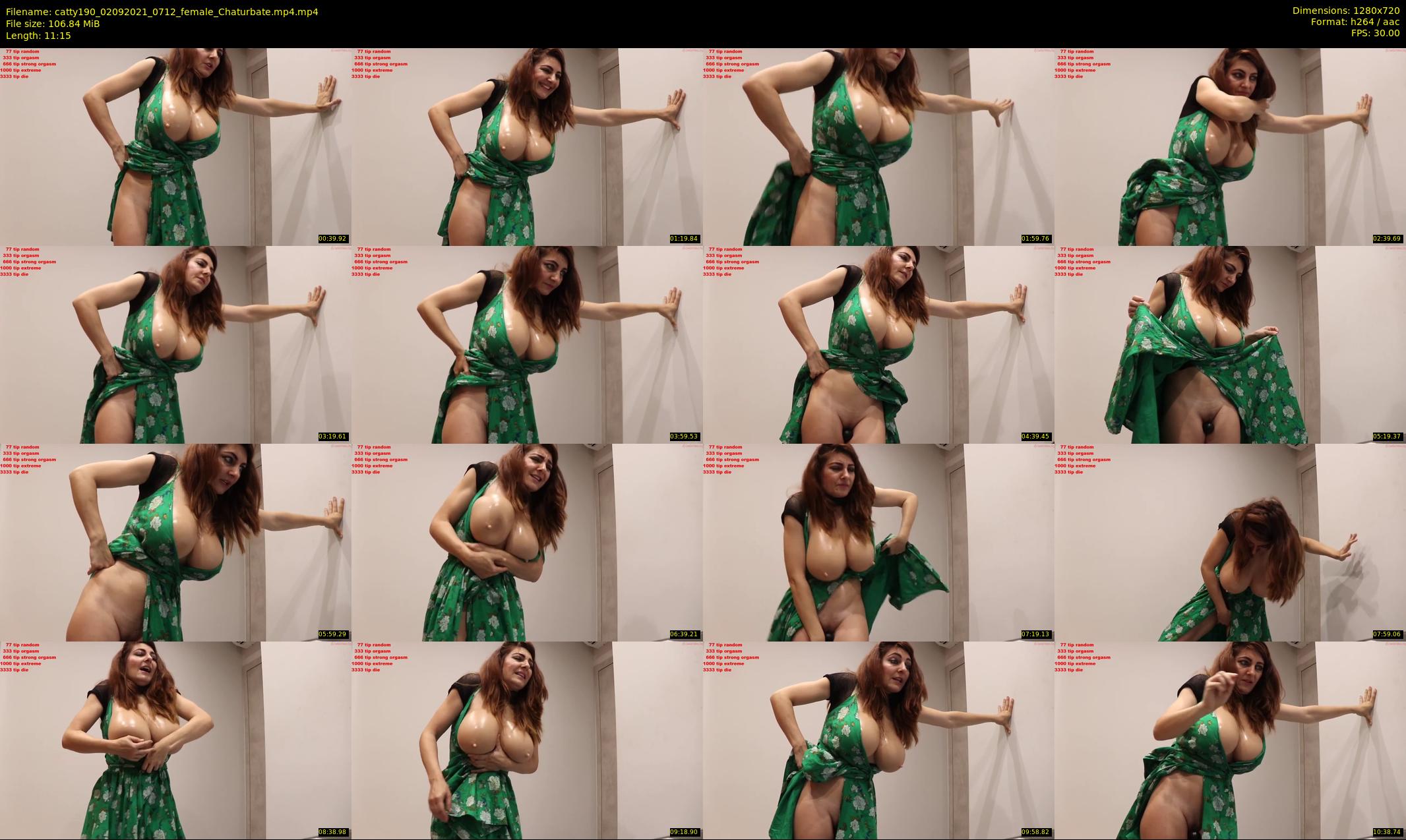 catty190 — 12 minute Chaturbate female cam show recording, 720p, Sep 2, 2021