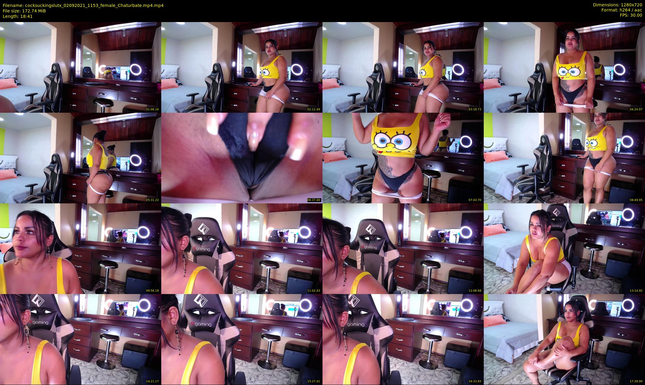 cocksuckingslutx — 19 minute Chaturbate female cam show recording, 720p, Sep 2, 2021
