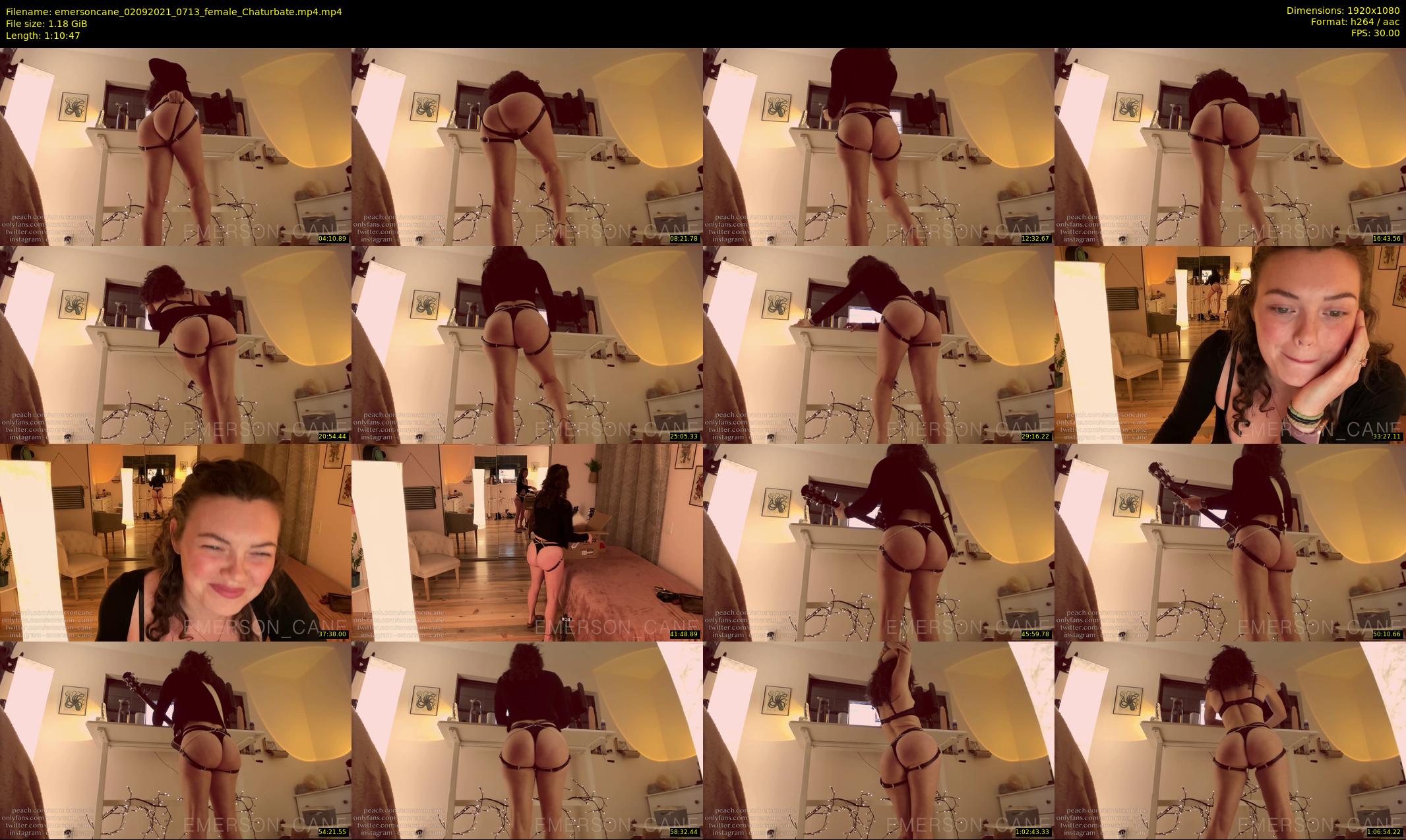 emersoncane — 71 minute Chaturbate female cam show recording, 1080p, Sep 2, 2021