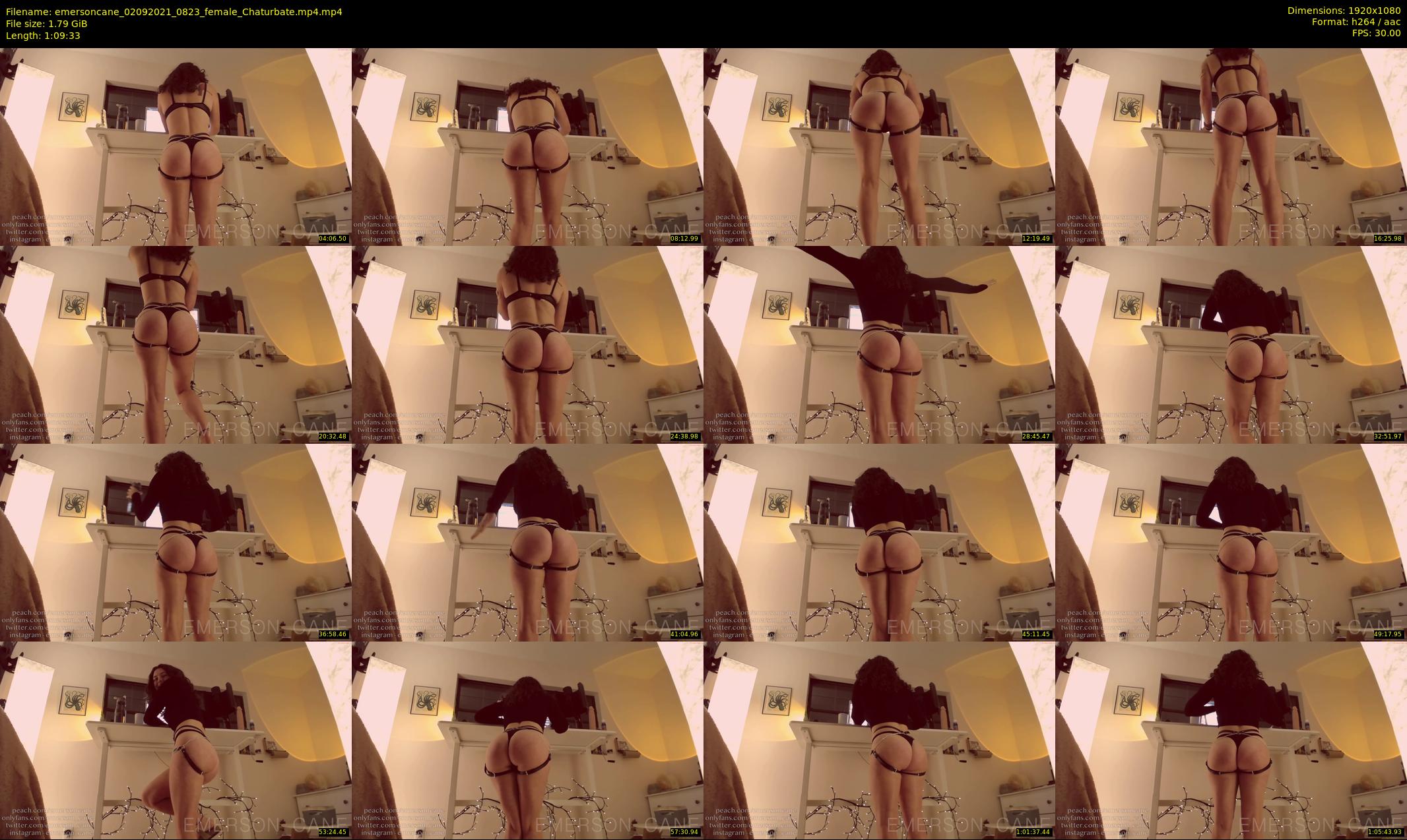 emersoncane — 70 minute Chaturbate female cam show recording, 1080p, Sep 2, 2021