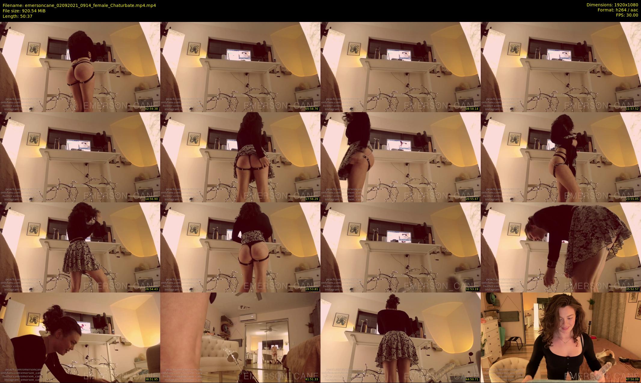 emersoncane — 51 minute Chaturbate female cam show recording, 1080p, Sep 2, 2021