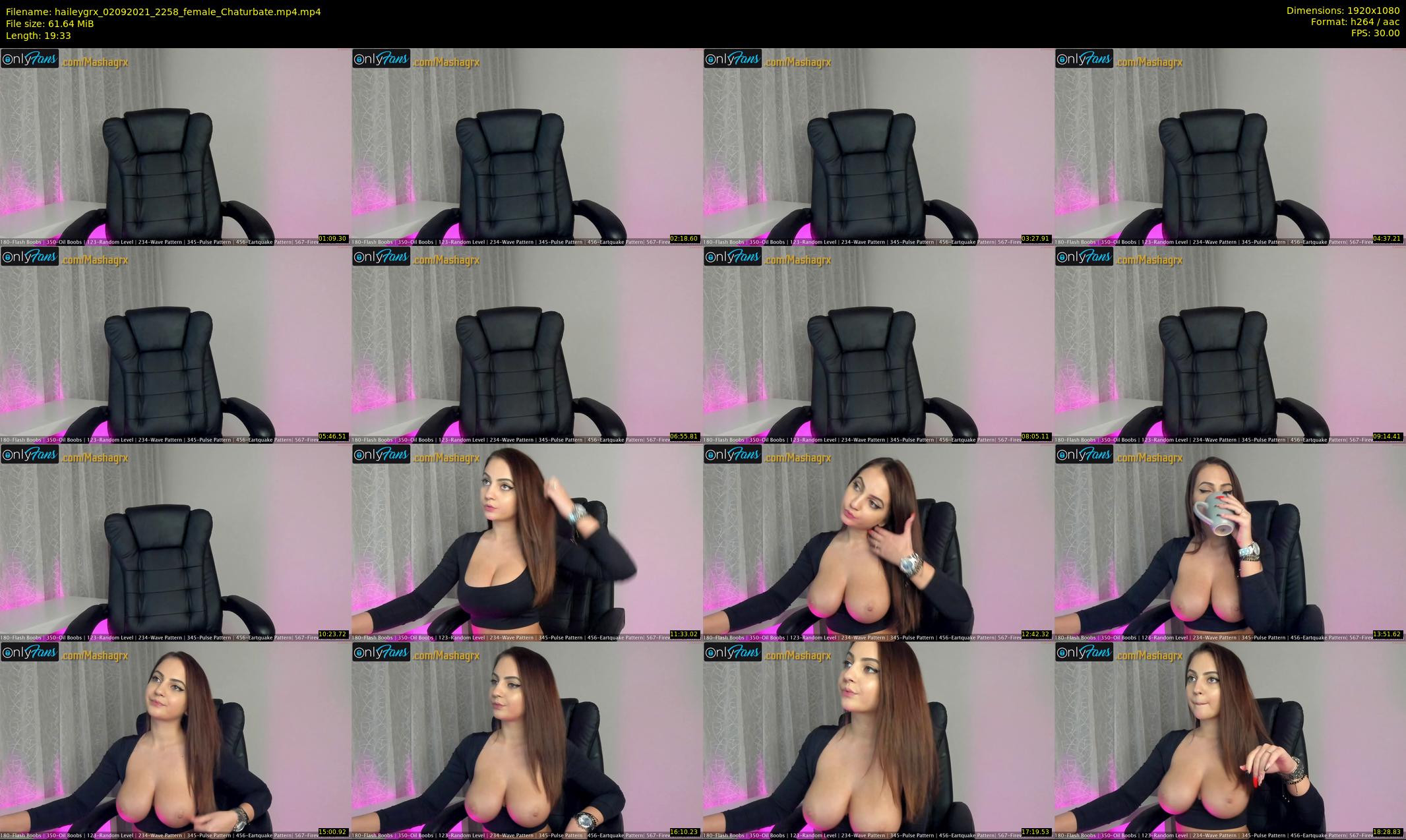 haileygrx — 20 minute Chaturbate female cam show recording, 1080p, Sep 2, 2021