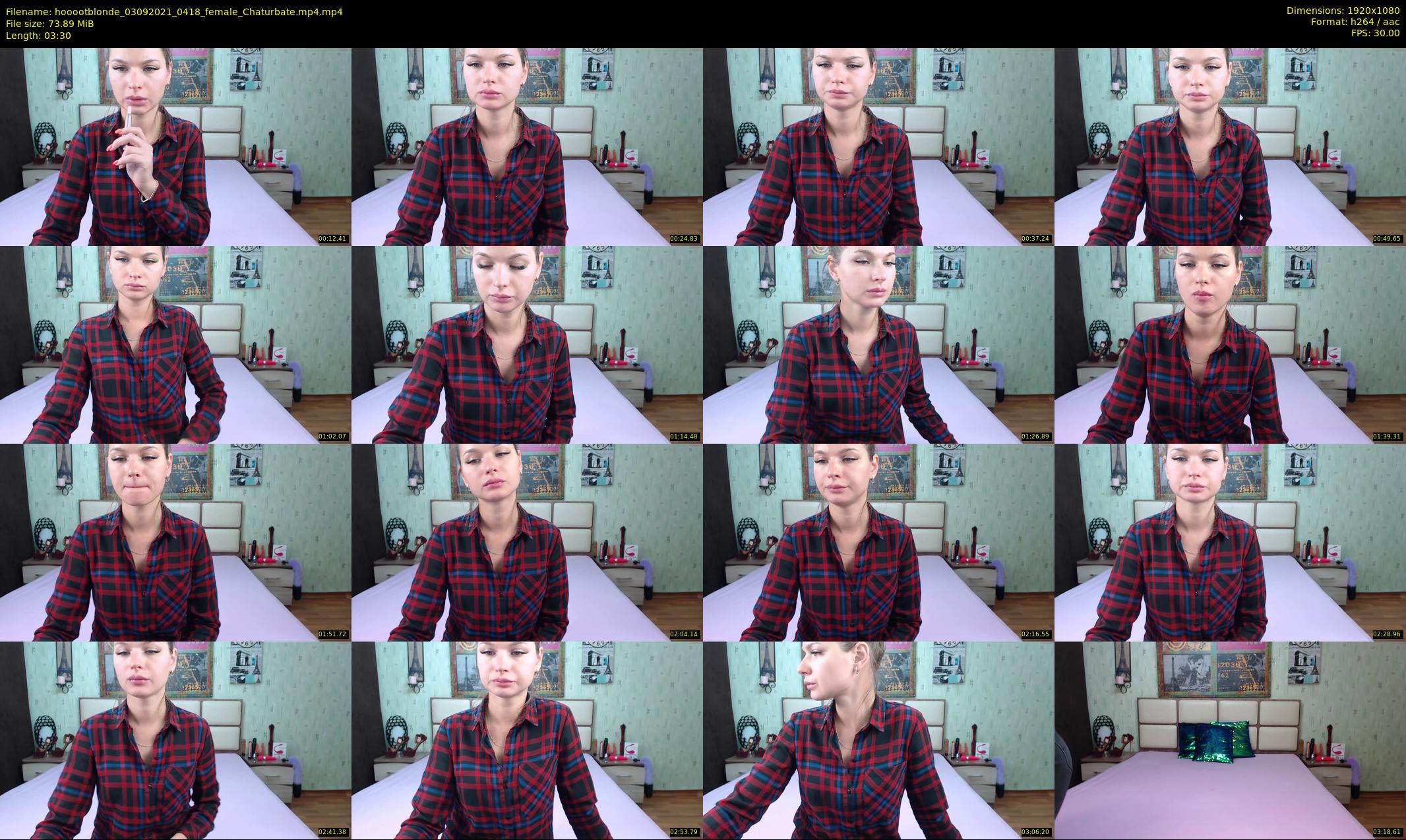 hooootblonde — 4 minute Chaturbate female cam show recording, 1080p, Sep 3, 2021