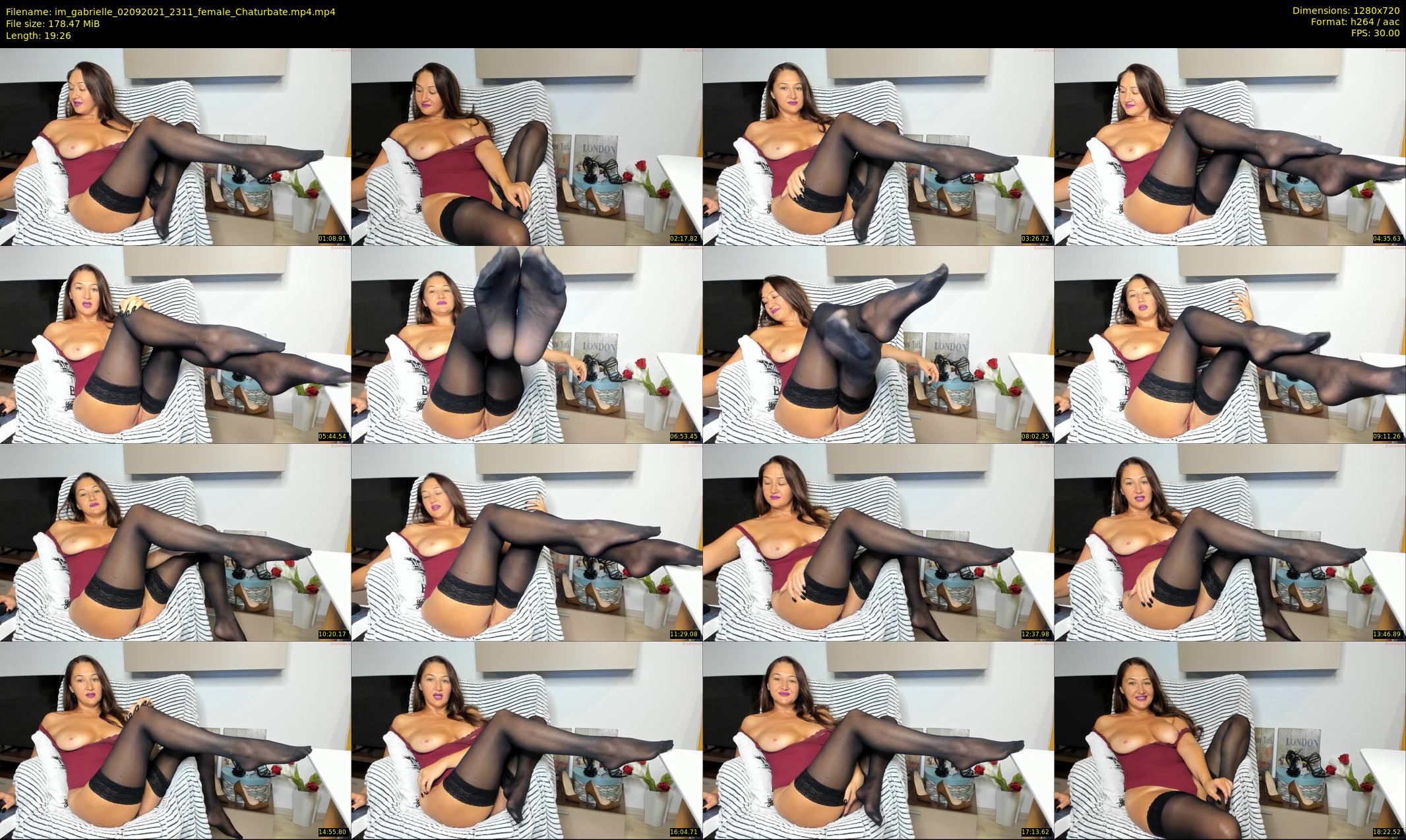 im_gabrielle — 20 minute Chaturbate female cam show recording, 720p, Sep 2, 2021