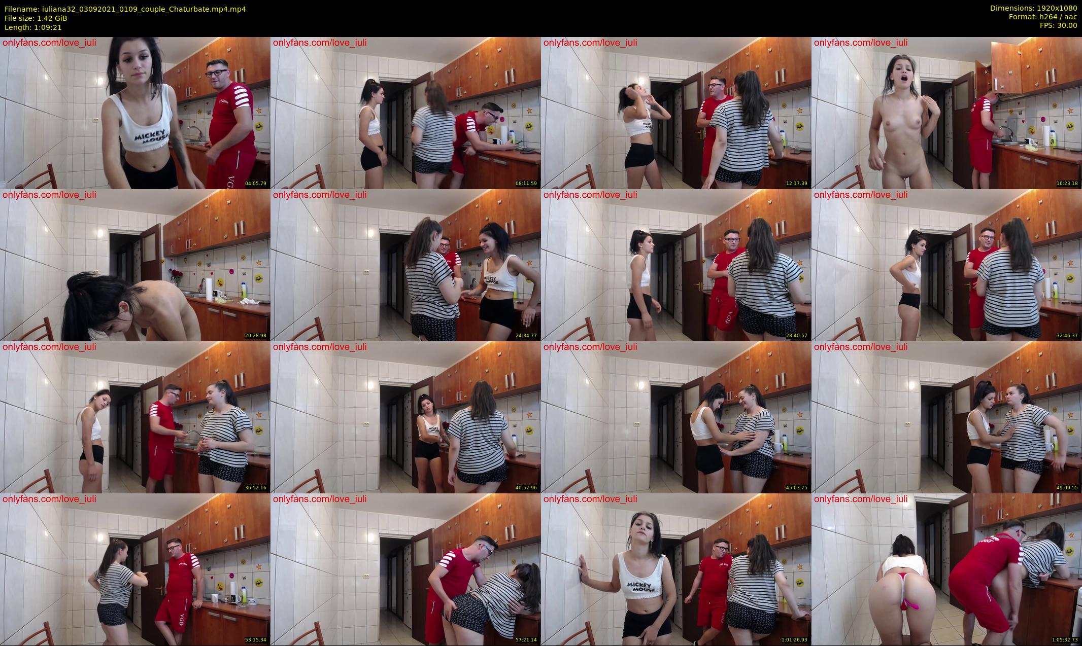 iuliana32 — 70 minute Chaturbate couple cam show recording, 1080p, Sep 3, 2021