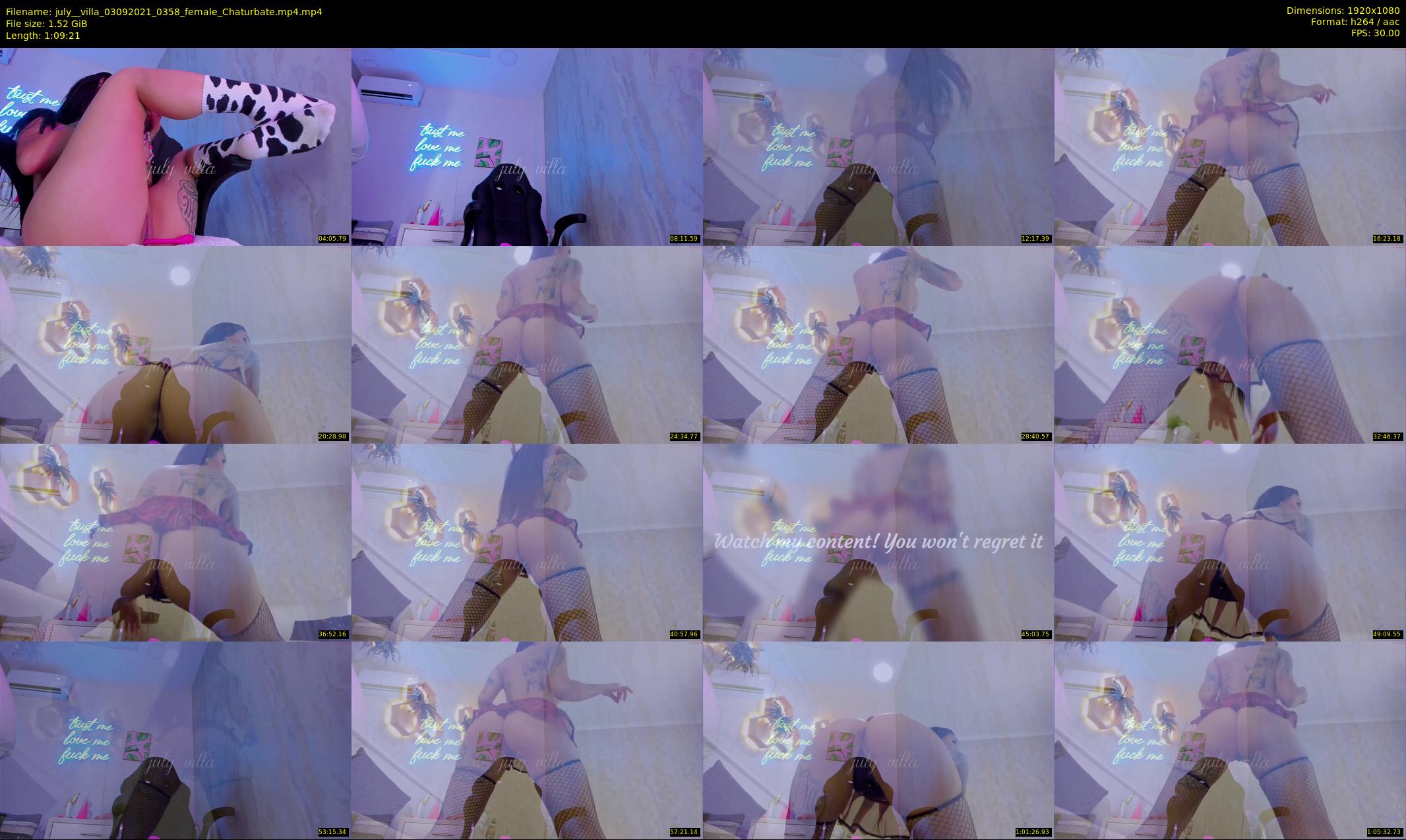 july__villa — 70 minute Chaturbate female cam show recording, 1080p, Sep 3, 2021