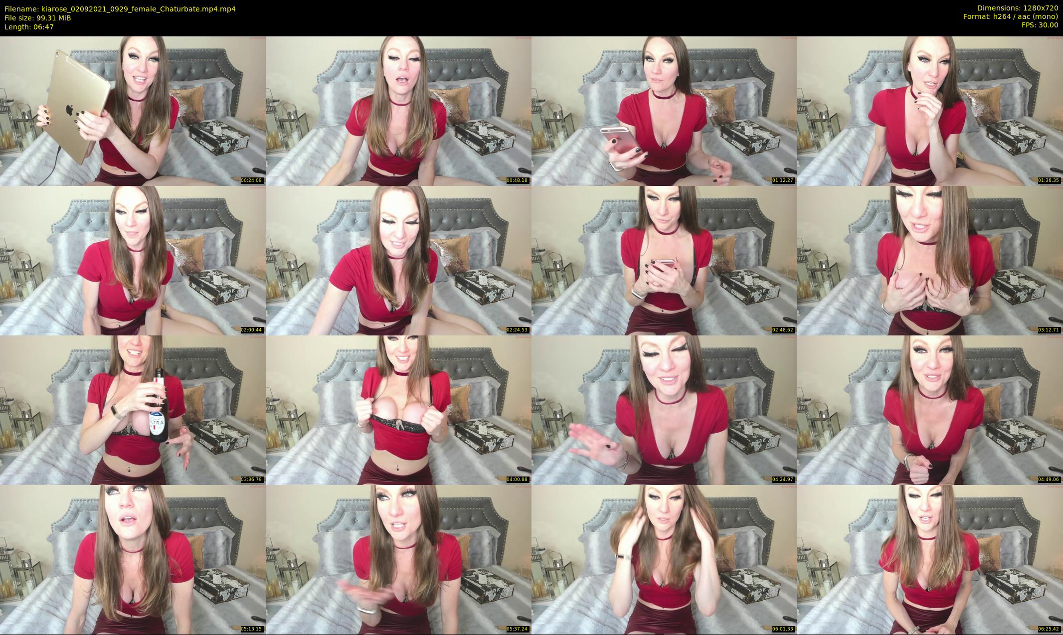 kiarose — 7 minute Chaturbate female cam show recording, 720p, Sep 2, 2021