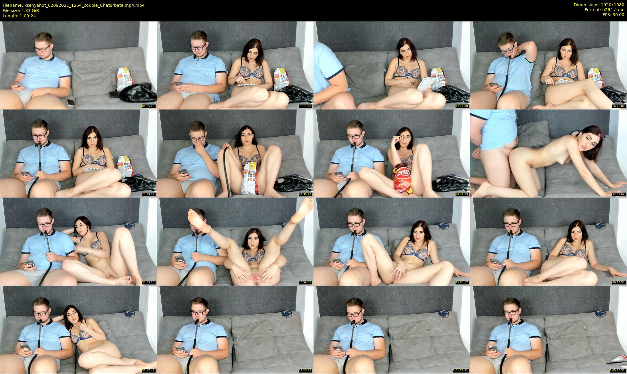 ksenyahot — 70 minute Chaturbate couple cam show recording, 1080p, Sep 2, 2021