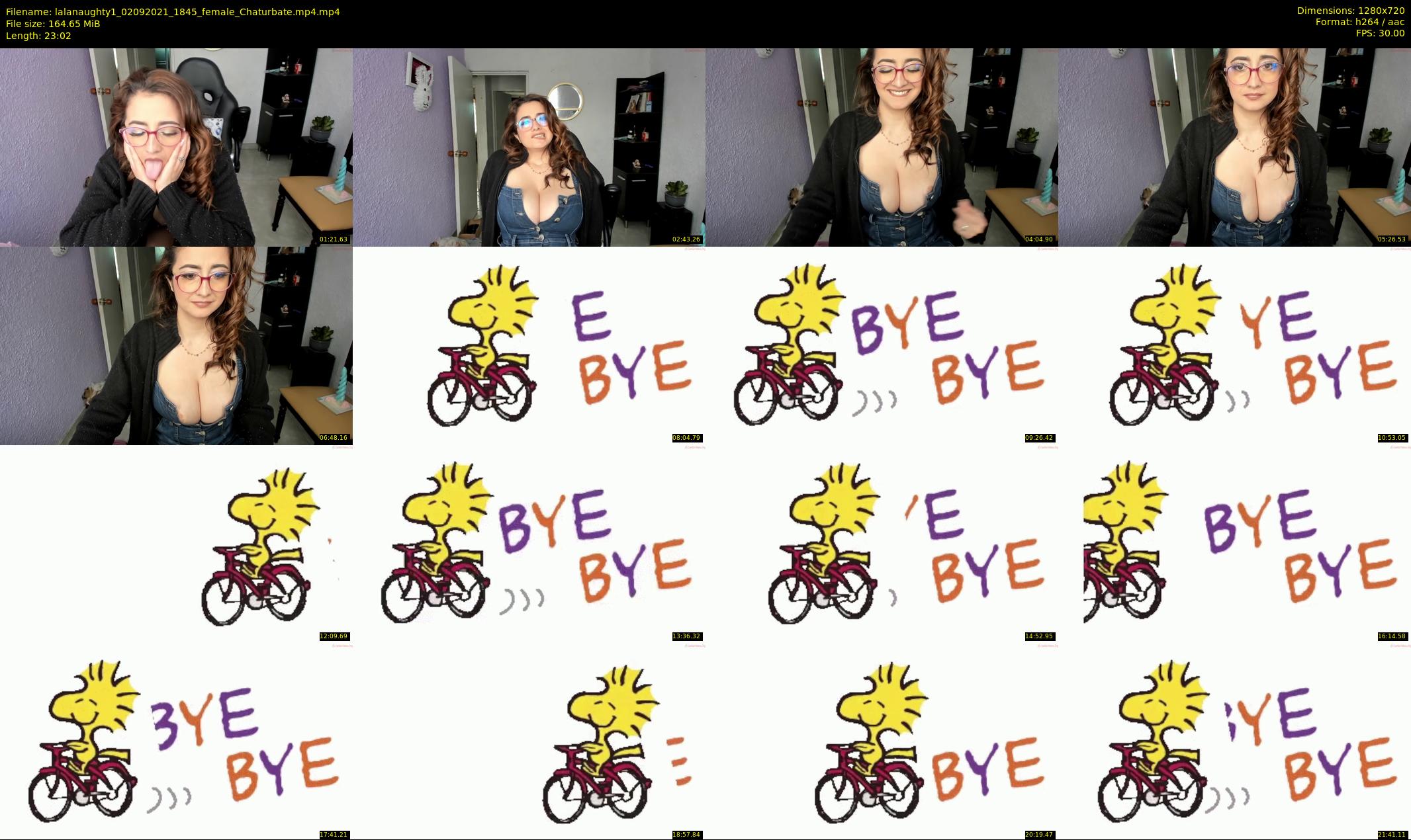 lalanaughty1 — 24 minute Chaturbate female cam show recording, 720p, Sep 2, 2021