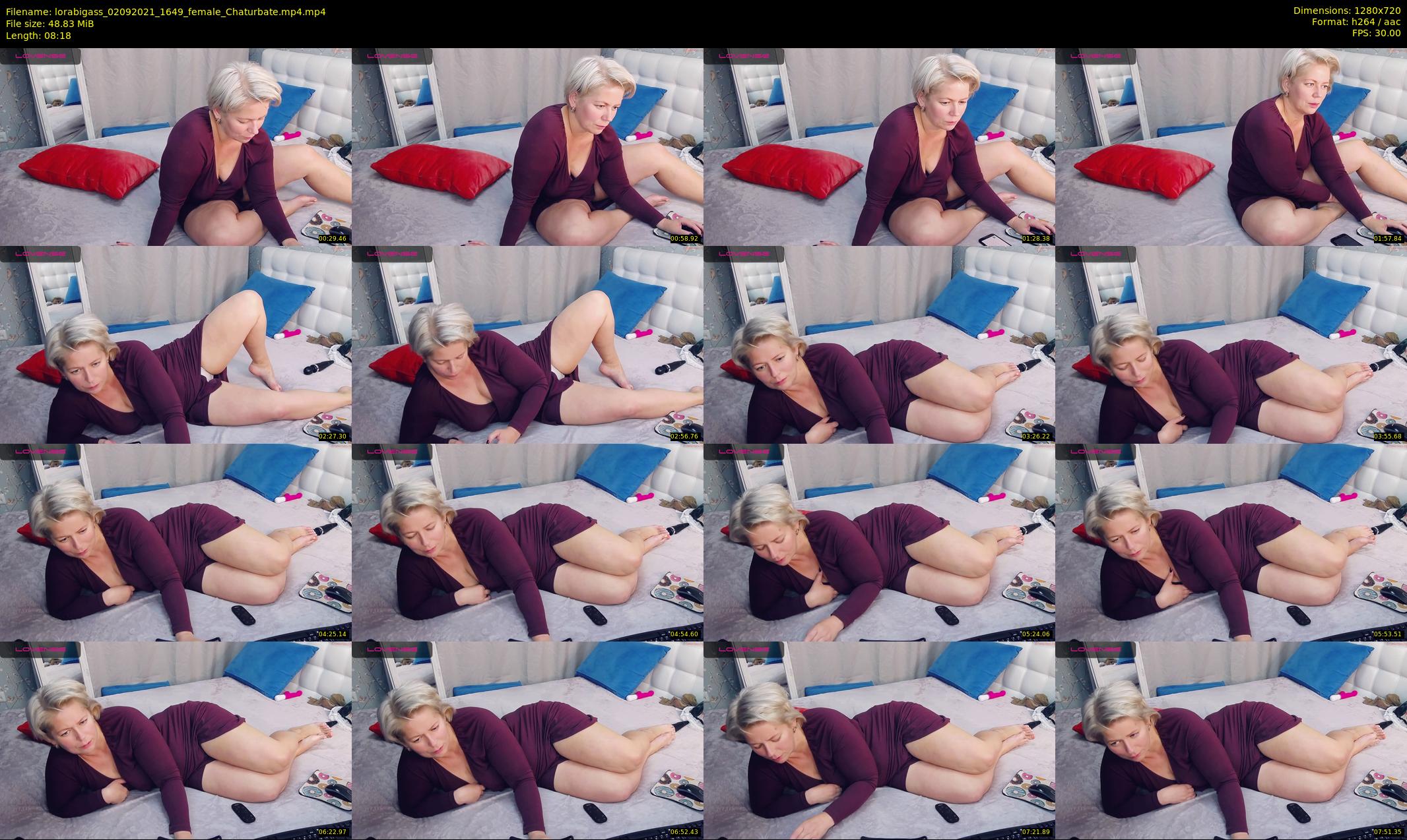 lorabigass — 9 minute Chaturbate female cam show recording, 720p, Sep 2, 2021