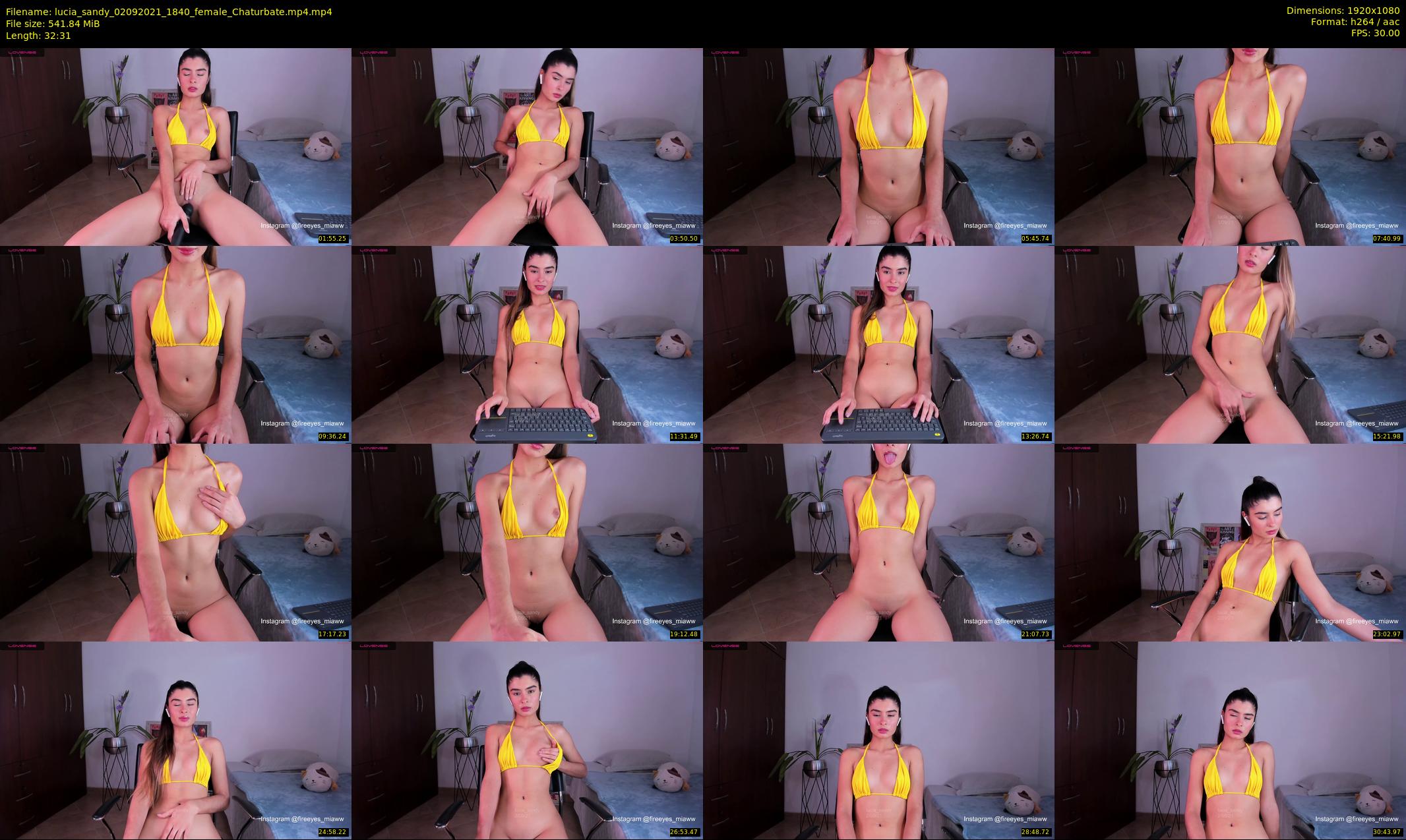 lucia_sandy — 33 minute Chaturbate female cam show recording, 1080p, Sep 2, 2021