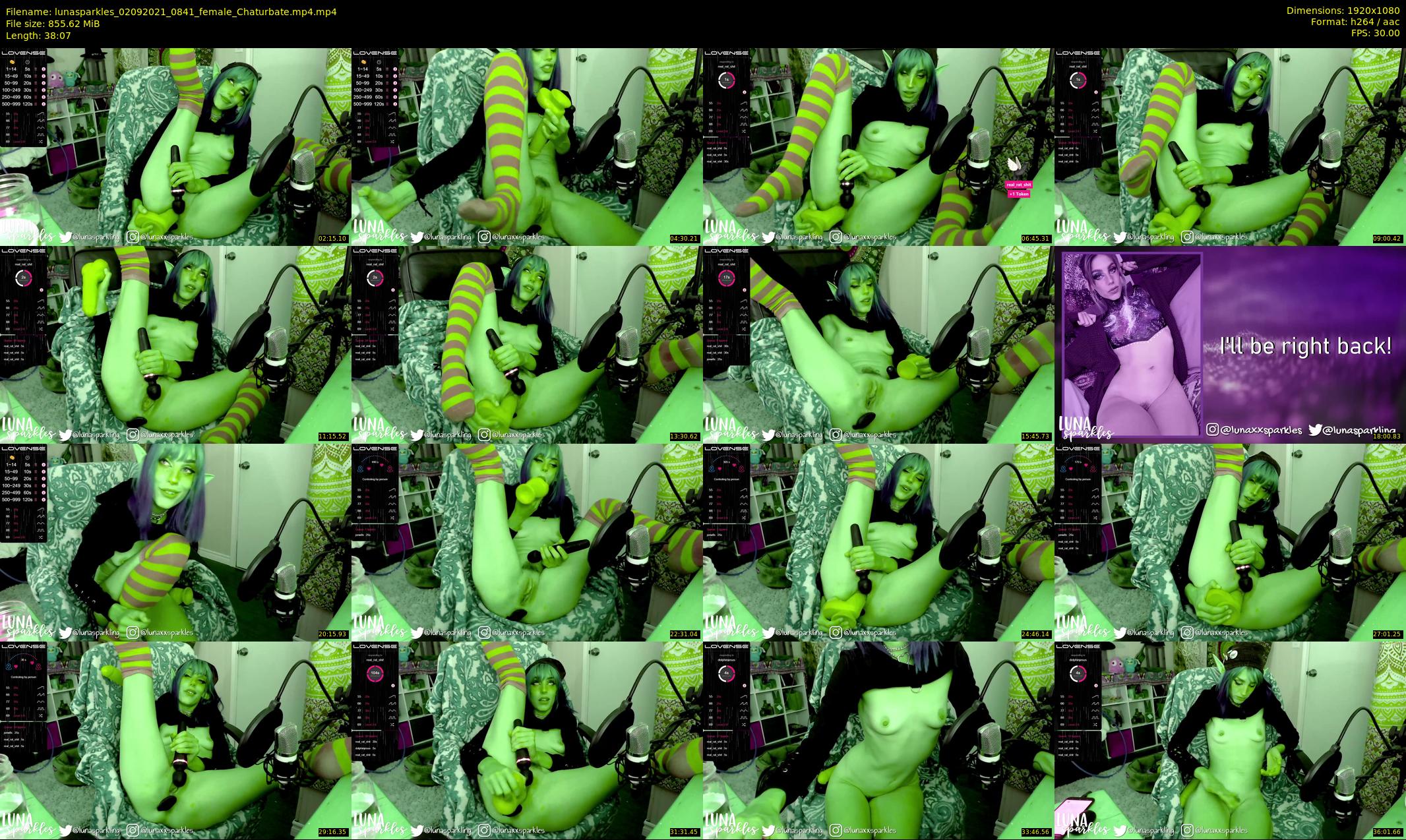 lunasparkles — 39 minute Chaturbate female cam show recording, 1080p, Sep 2, 2021