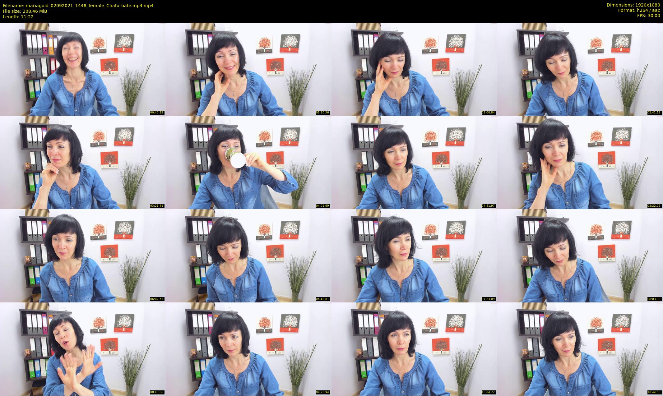 mariagold — 12 minute Chaturbate female cam show recording, 1080p, Sep 2, 2021