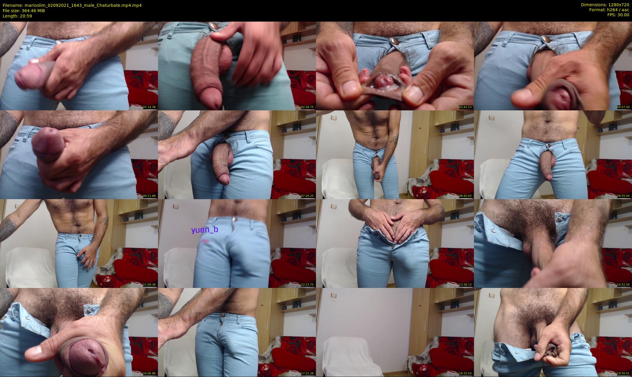 marioslim — 21 minute Chaturbate male cam show recording, 720p, Sep 2, 2021