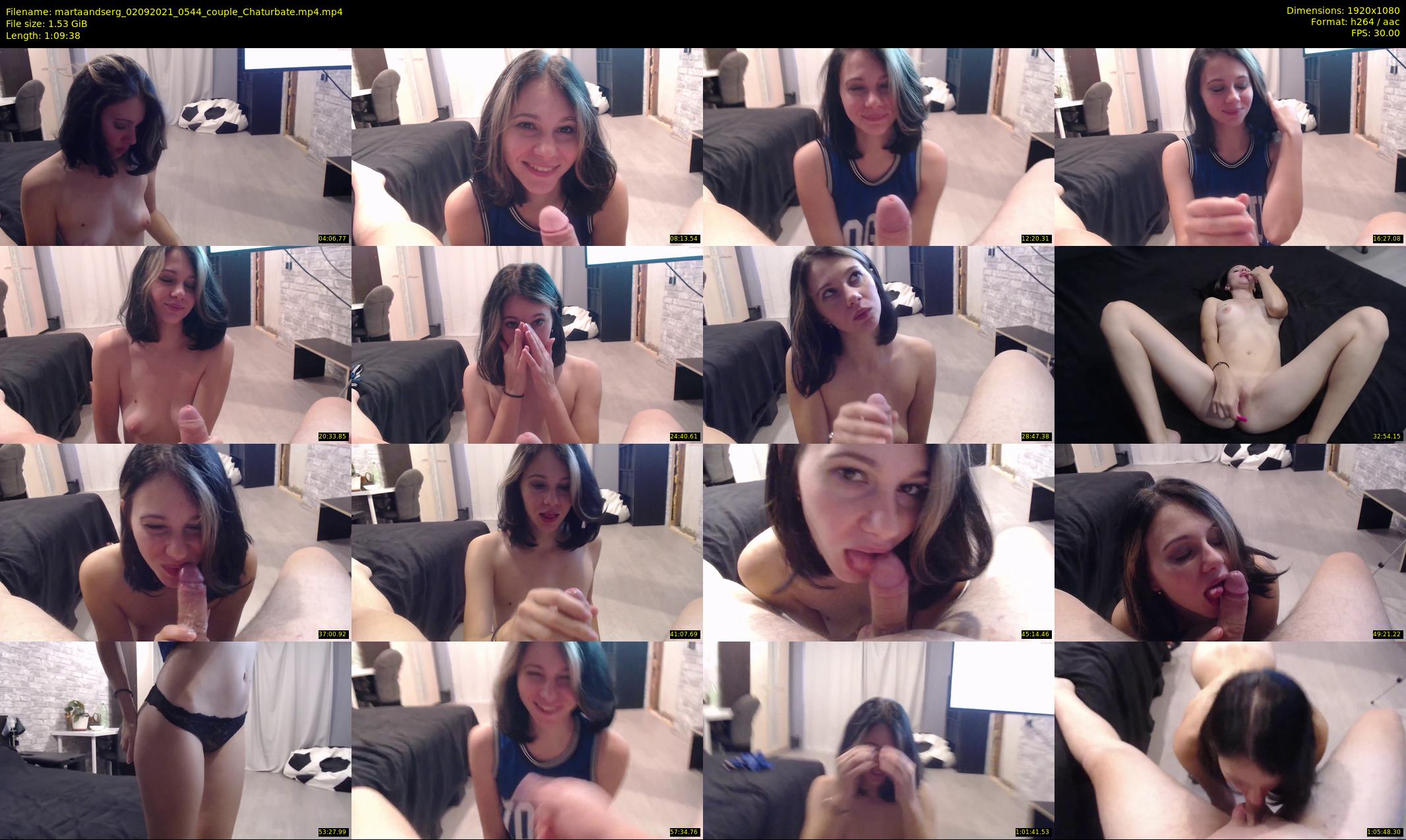 martaandserg — 70 minute Chaturbate female cam show recording, 1080p, Sep 2, 2021