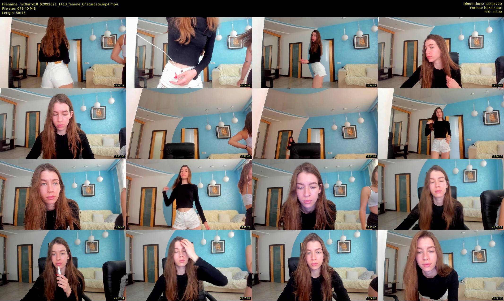 mcflurry18 — 59 minute Chaturbate female cam show recording, 720p, Sep 2, 2021
