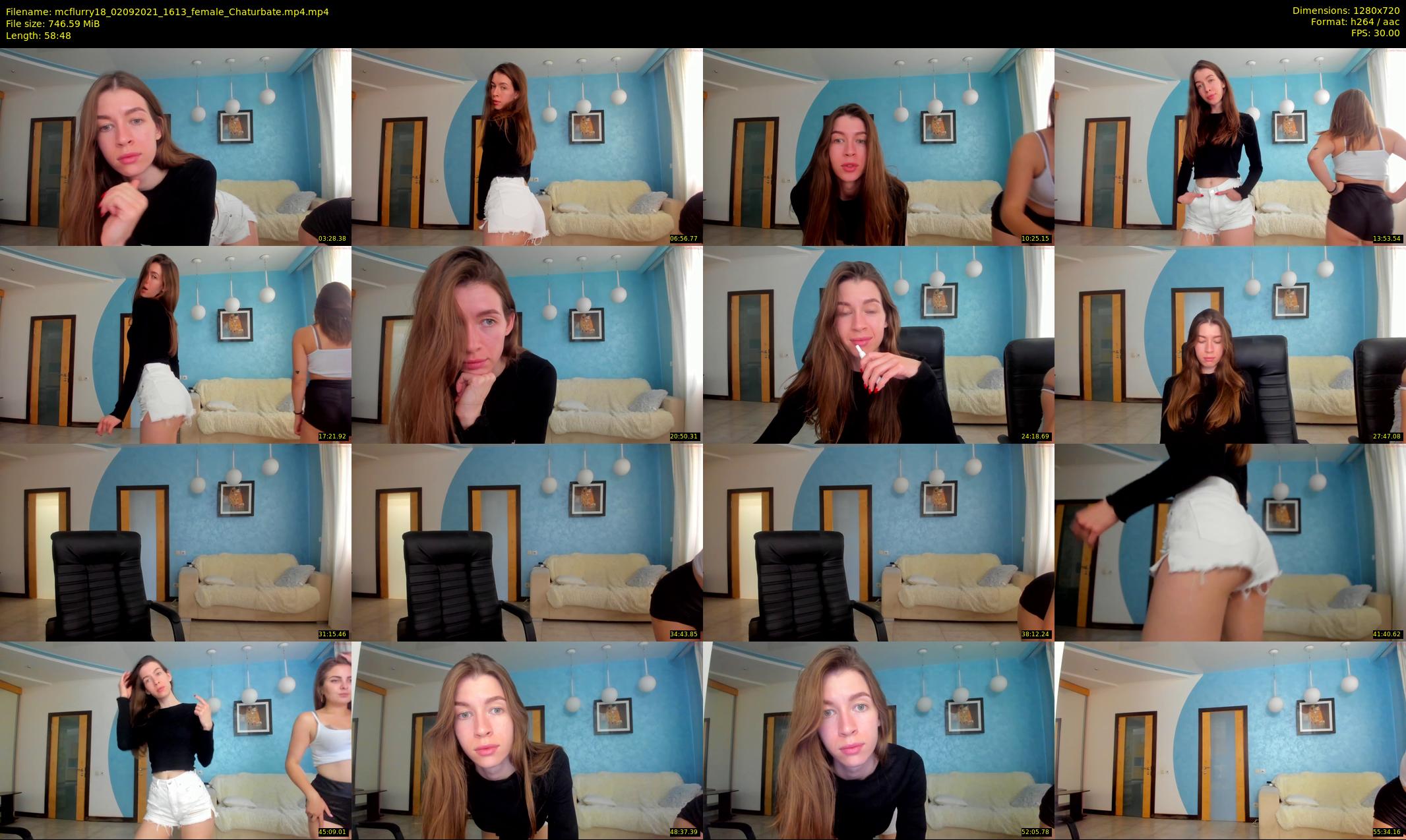 mcflurry18 — 59 minute Chaturbate female cam show recording, 720p, Sep 2, 2021