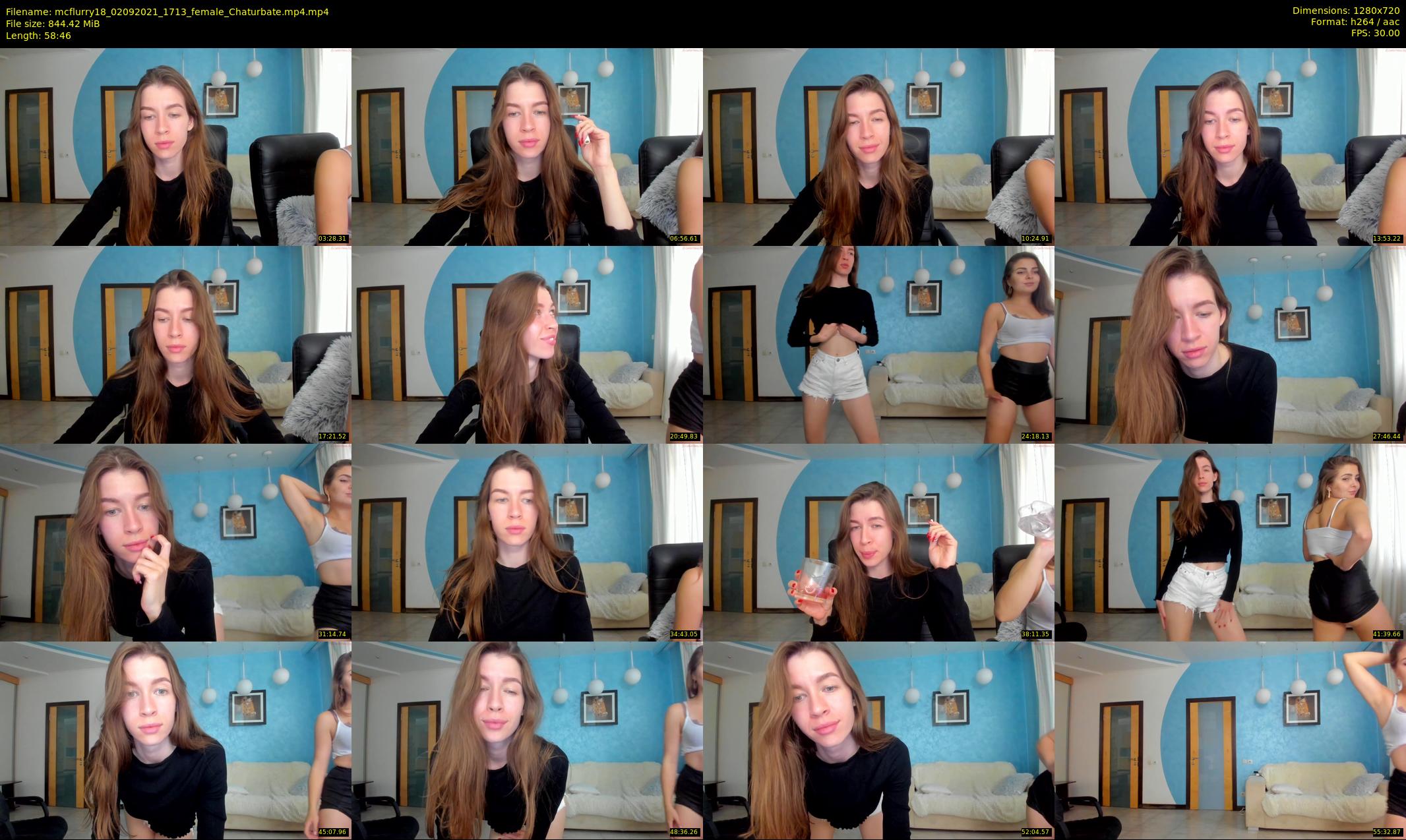 mcflurry18 — 59 minute Chaturbate female cam show recording, 720p, Sep 2, 2021