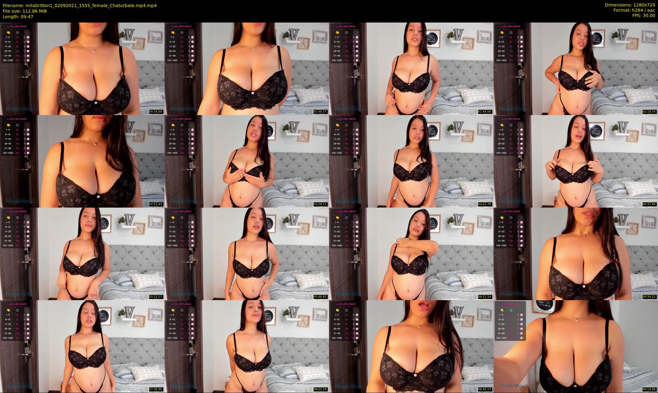 milabritton1 — 10 minute Chaturbate female cam show recording, 720p, Sep 2, 2021