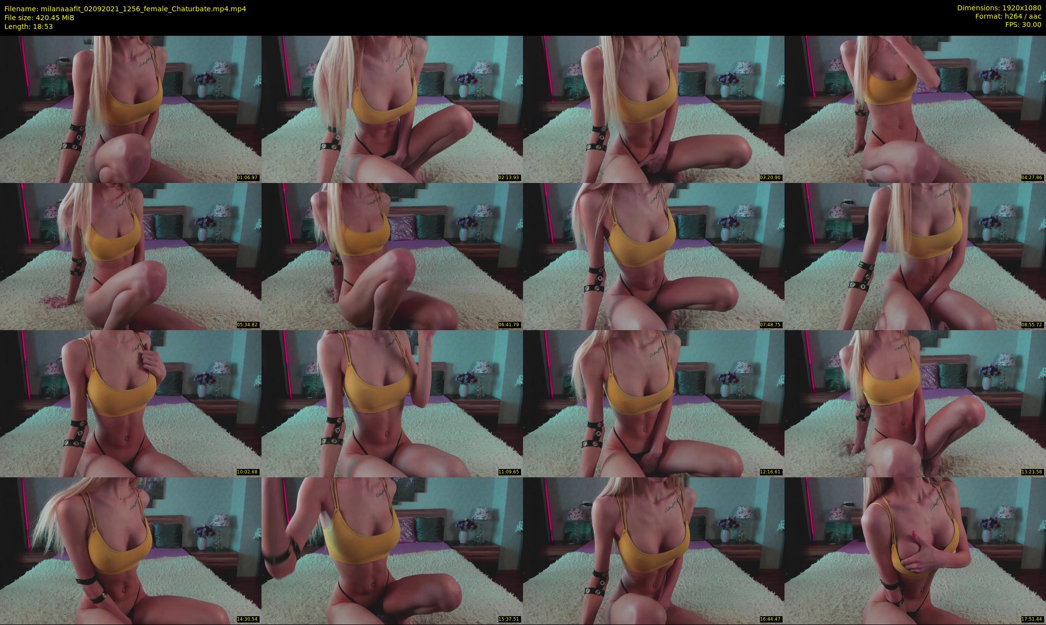 milanaaafit — 19 minute Chaturbate couple cam show recording, 1080p, Sep 2, 2021