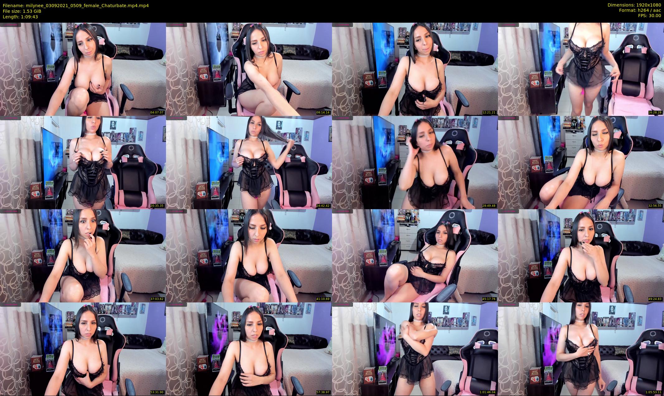 milynee — 70 minute Chaturbate female cam show recording, 1080p, Sep 3, 2021