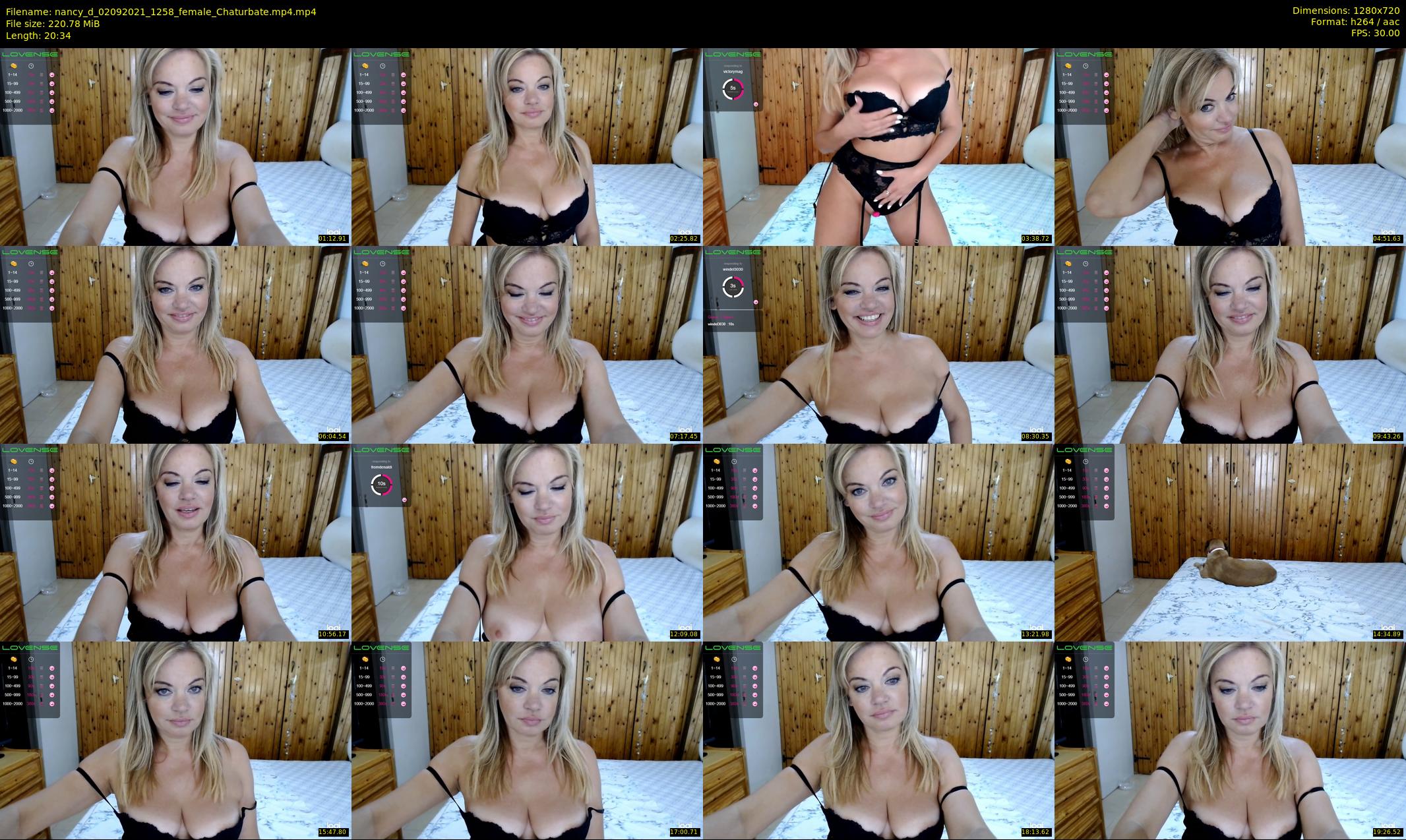 nancy_d — 21 minute Chaturbate female cam show recording, 720p, Sep 2, 2021