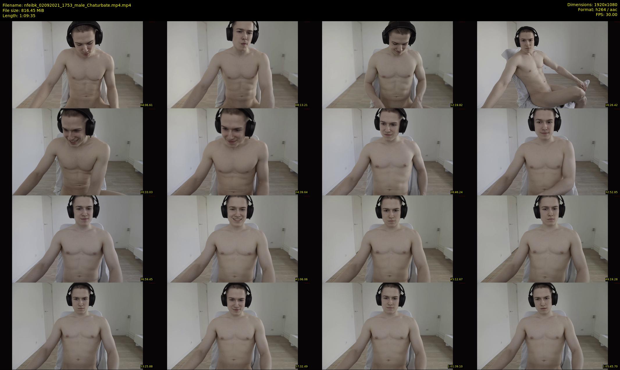 nfeibk — 70 minute Chaturbate male cam show recording, 1080p, Sep 2, 2021