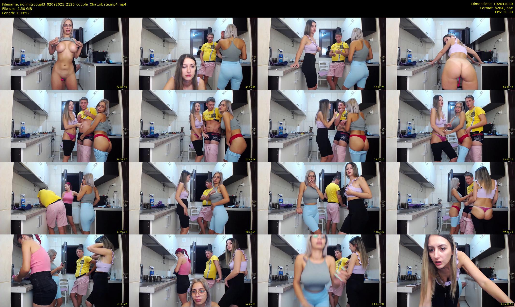 nolimitscoupl3 — 70 minute Chaturbate couple cam show recording, 1080p, Sep 2, 2021