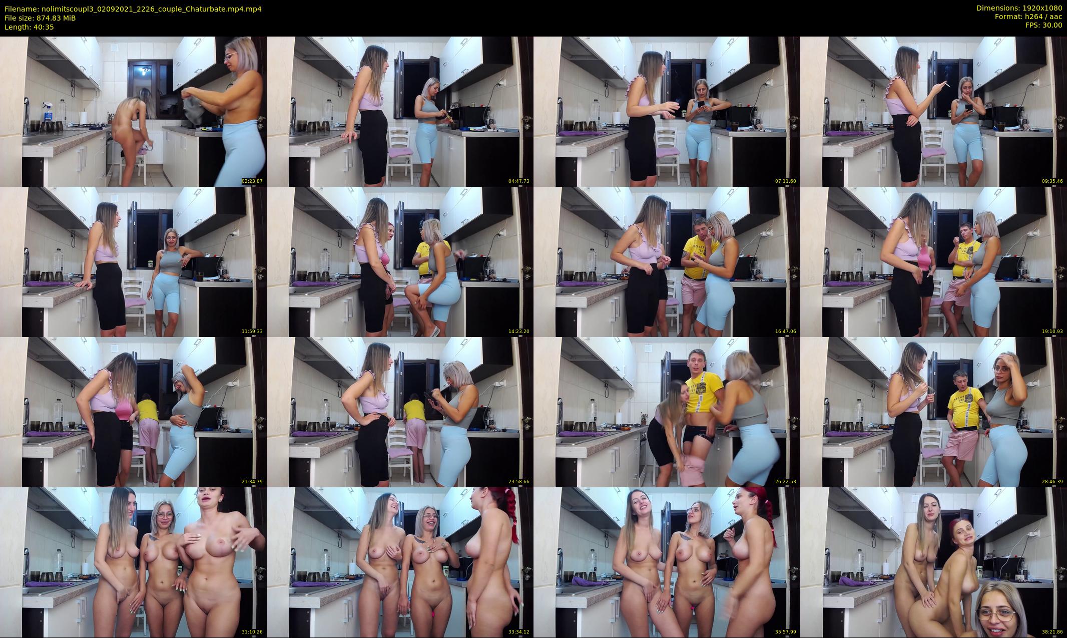 nolimitscoupl3 — 41 minute Chaturbate couple cam show recording, 1080p, Sep 2, 2021
