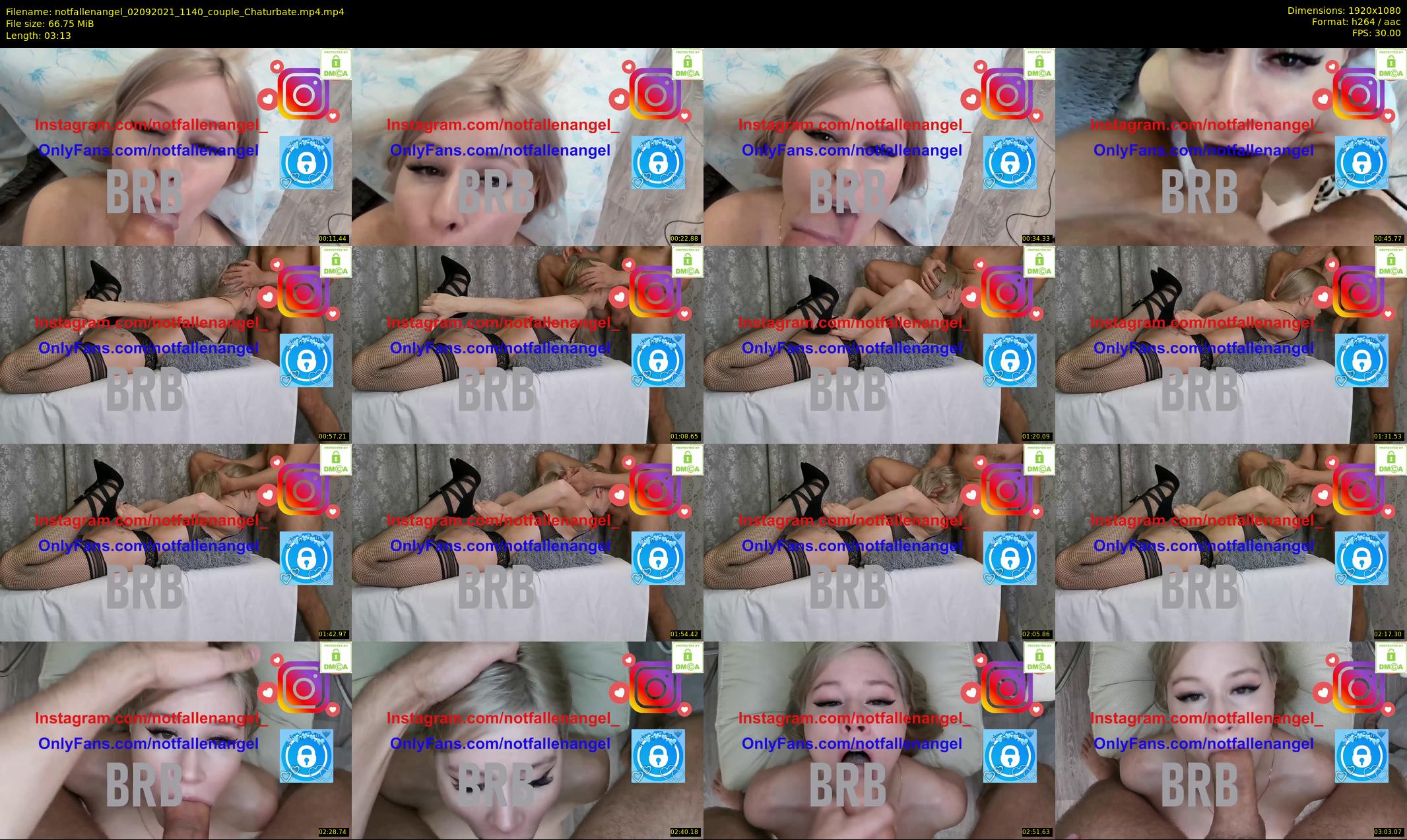 notfallenangel — 4 minute Chaturbate couple cam show recording, 1080p, Sep 2, 2021