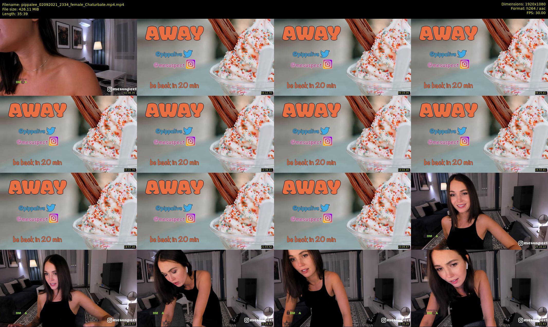 pippalee — 36 minute Chaturbate female cam show recording, 1080p, Sep 2, 2021