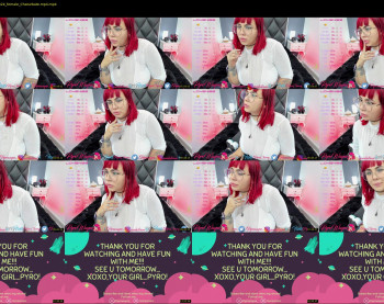 pyrowayne — 17 minute Chaturbate female cam show recording, 1080p, Sep 3, 2021