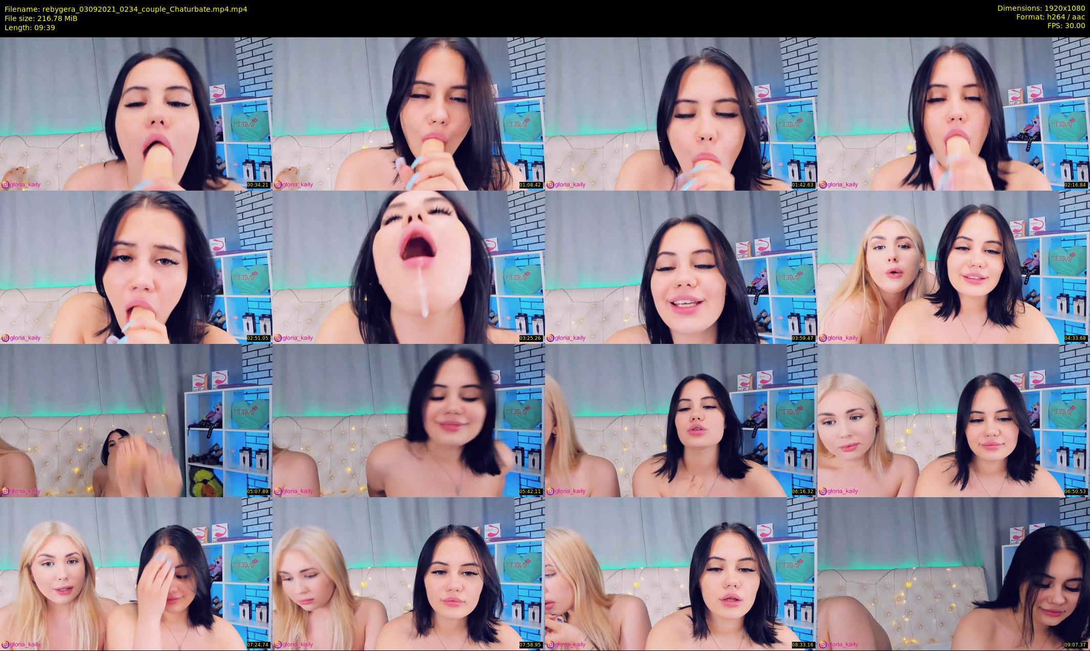 rebygera — 10 minute Chaturbate couple cam show recording, 1080p, Sep 3, 2021