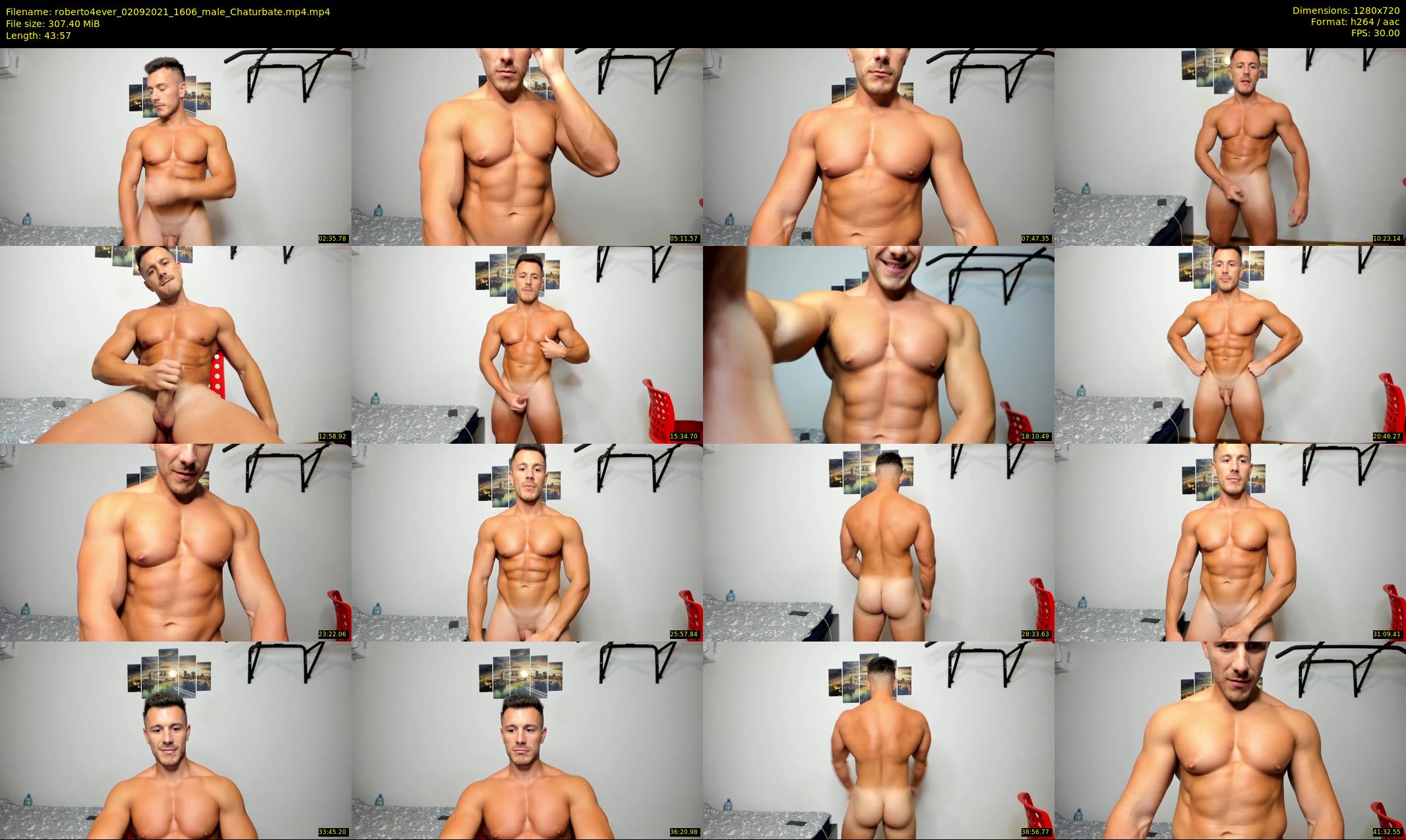 roberto4ever — 44 minute Chaturbate male cam show recording, 720p, Sep 2, 2021