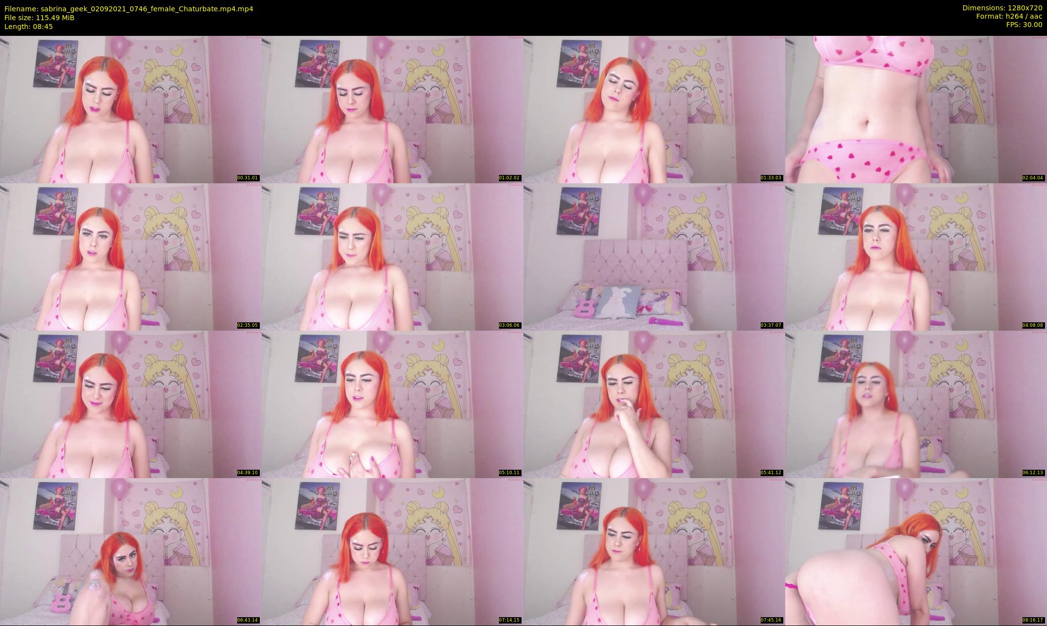 sabrina_geek — 9 minute Chaturbate female cam show recording, 720p, Sep 2, 2021