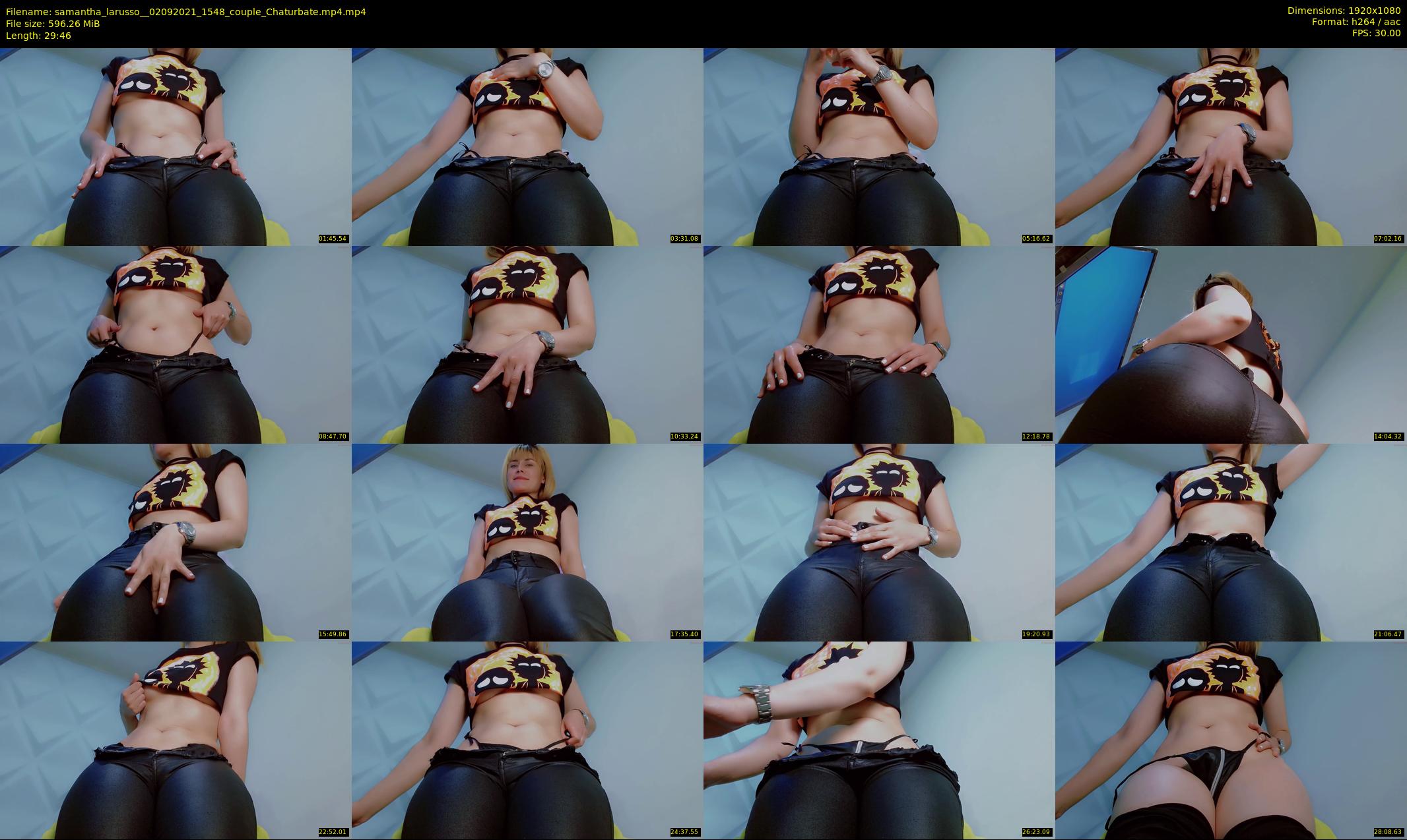 samantha_larusso_ — 30 minute Chaturbate couple cam show recording, 1080p, Sep 2, 2021