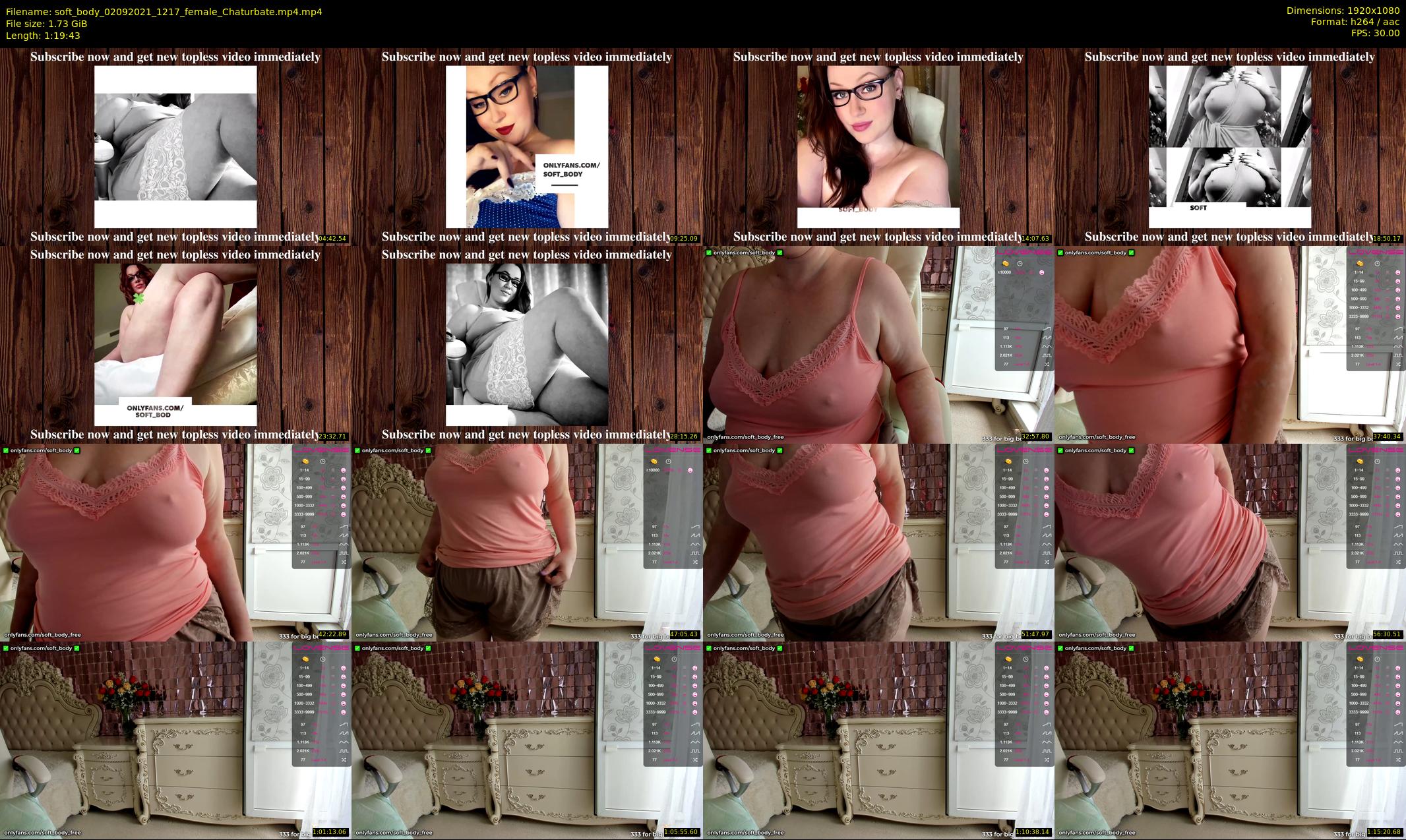 soft_body — 80 minute Chaturbate female cam show recording, 1080p, Sep 2, 2021