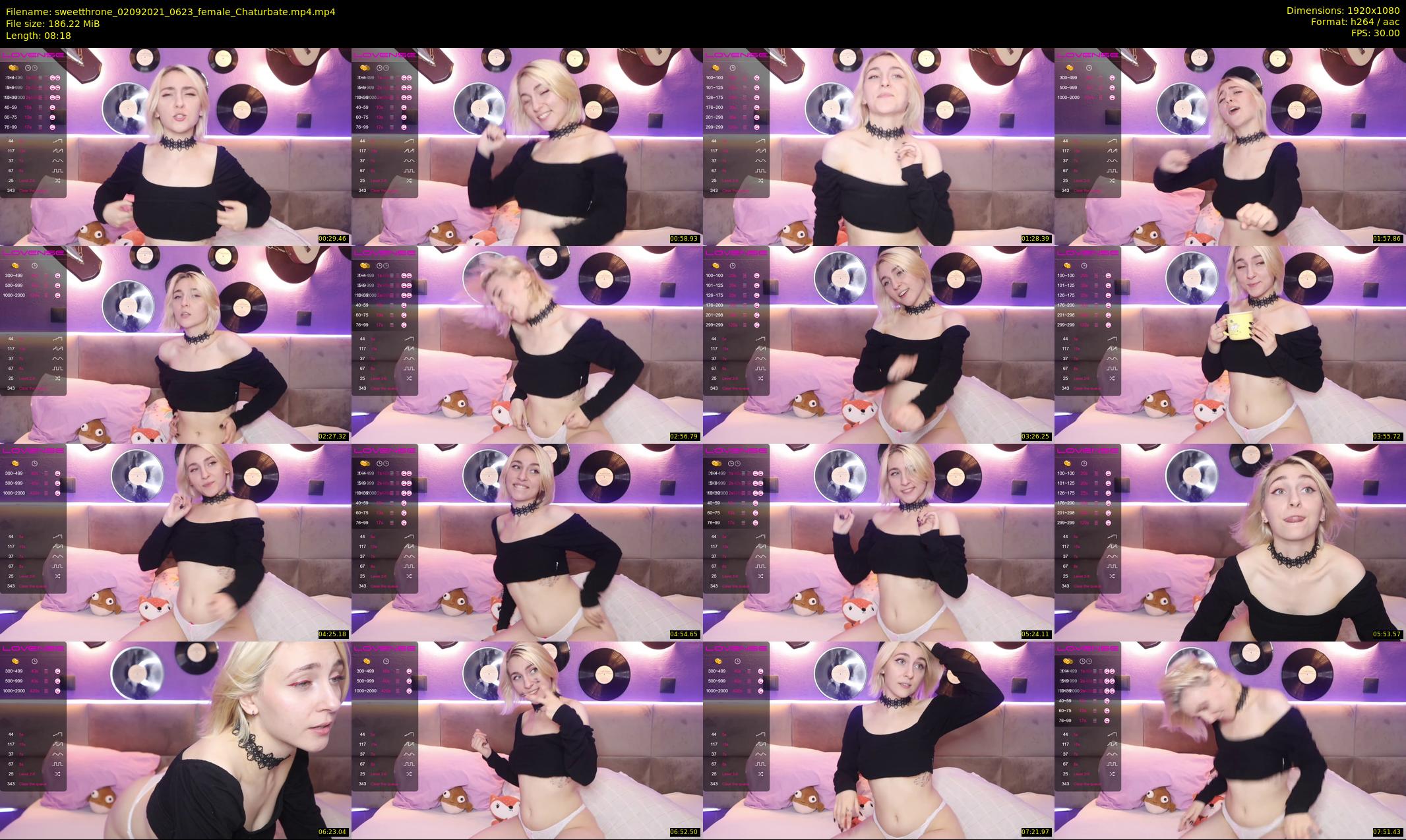 sweetthrone — 9 minute Chaturbate couple cam show recording, 1080p, Sep 2, 2021
