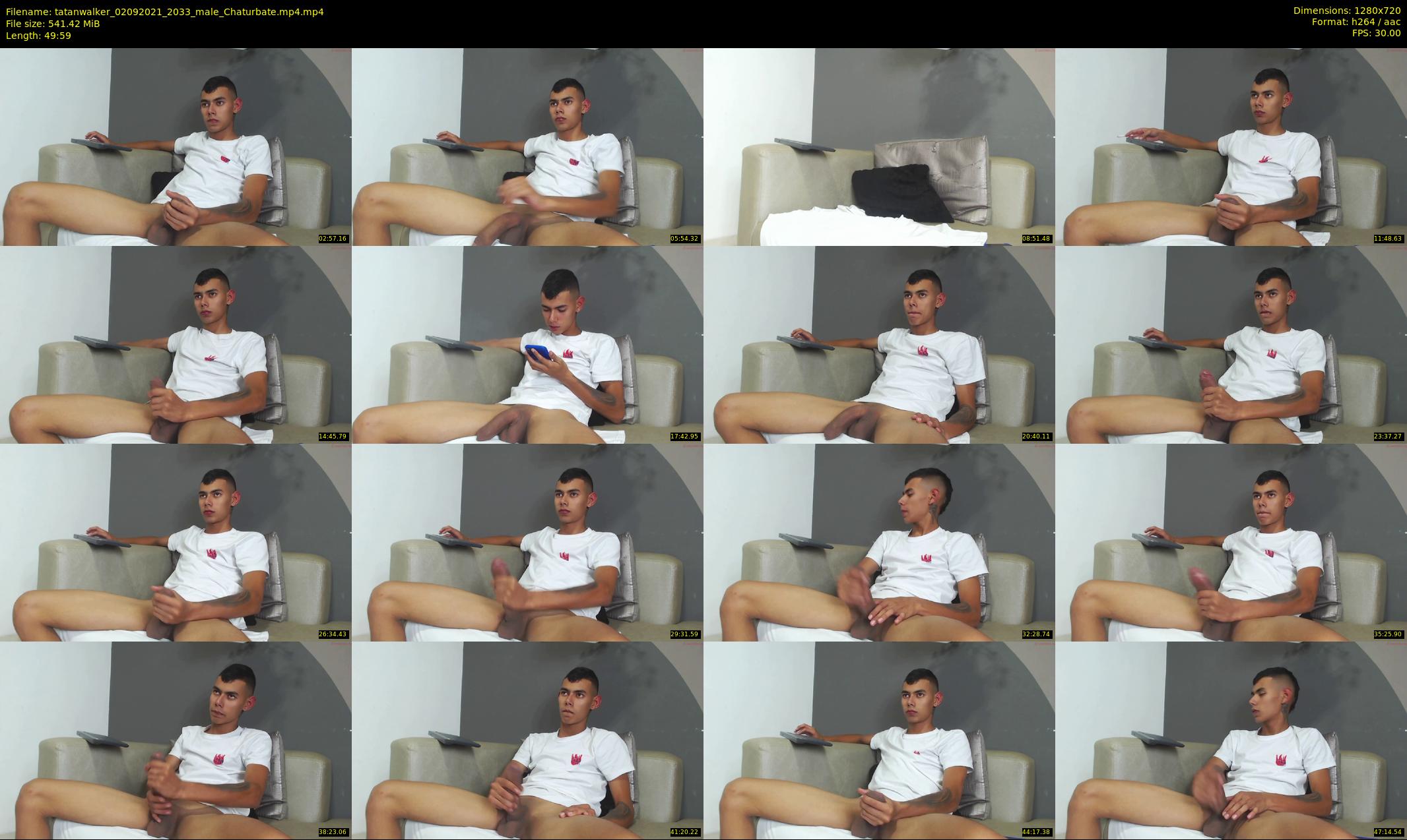 tatanwalker — 50 minute Chaturbate male cam show recording, 720p, Sep 2, 2021
