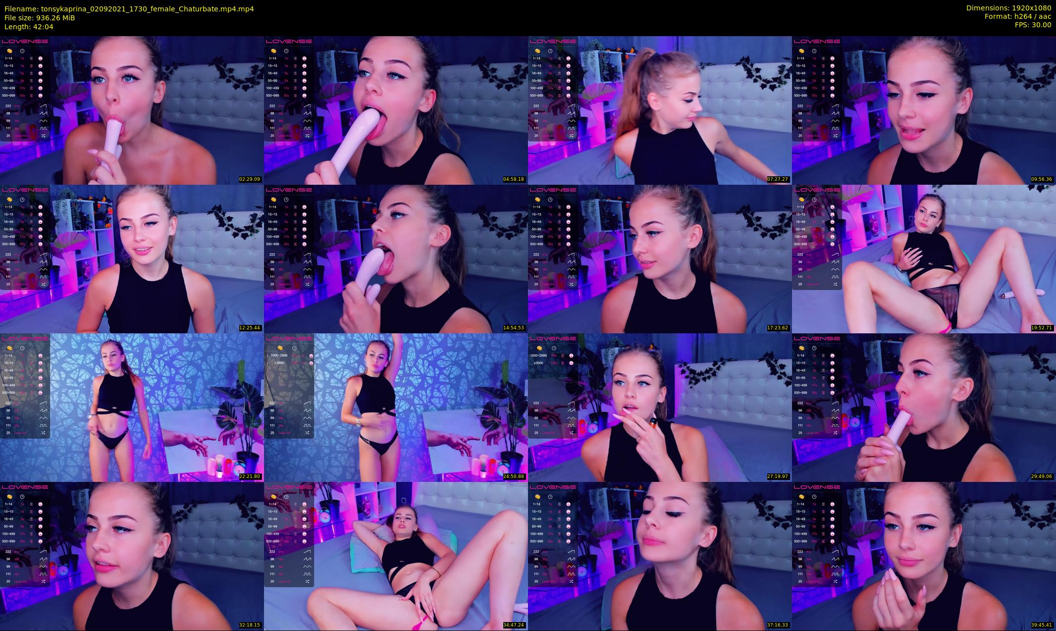 tonsykaprina — 43 minute Chaturbate couple cam show recording, 1080p, Sep 2, 2021
