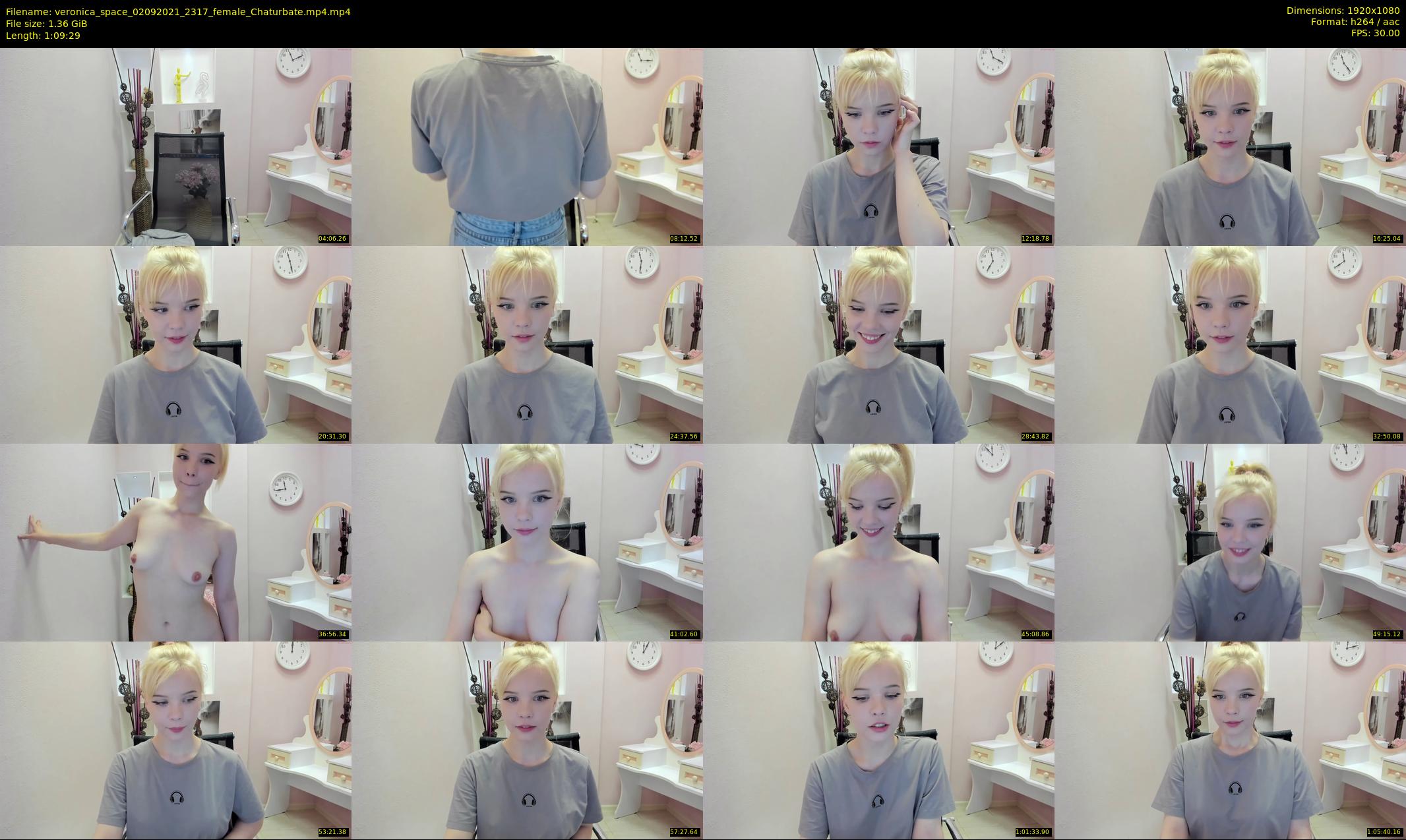 veronica_space — 70 minute Chaturbate female cam show recording, 1080p, Sep 2, 2021