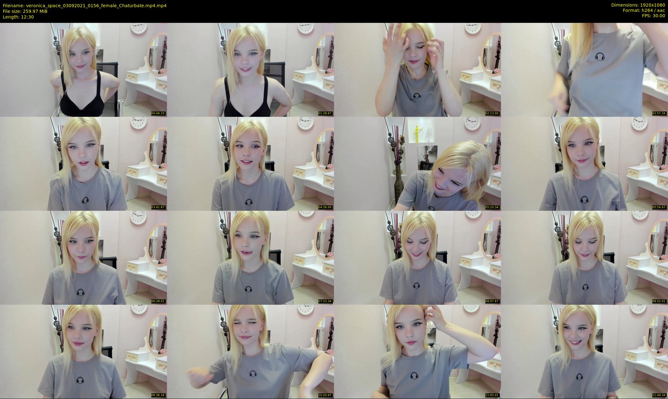 veronica_space — 13 minute Chaturbate female cam show recording, 1080p, Sep 3, 2021