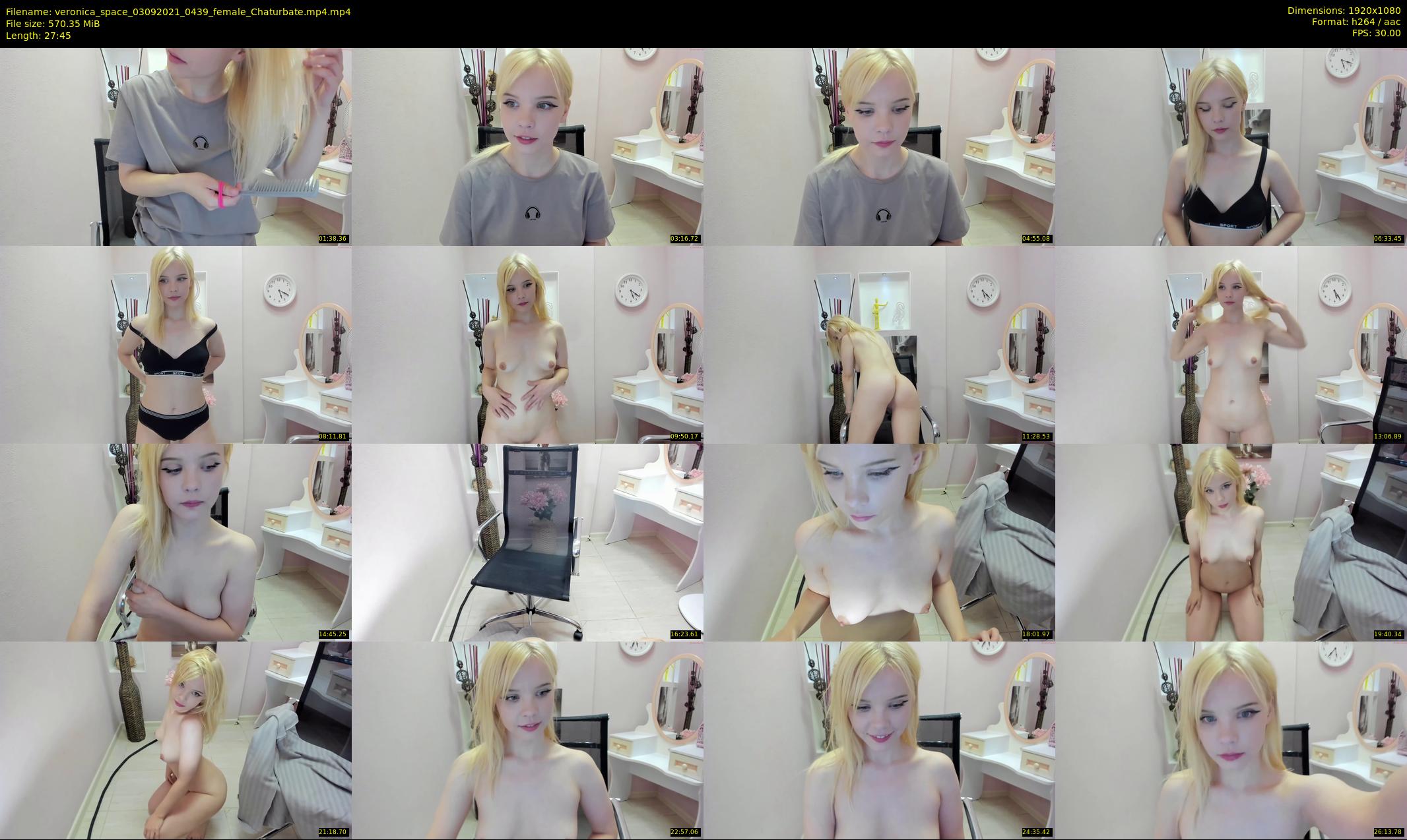 veronica_space — 28 minute Chaturbate female cam show recording, 1080p, Sep 3, 2021