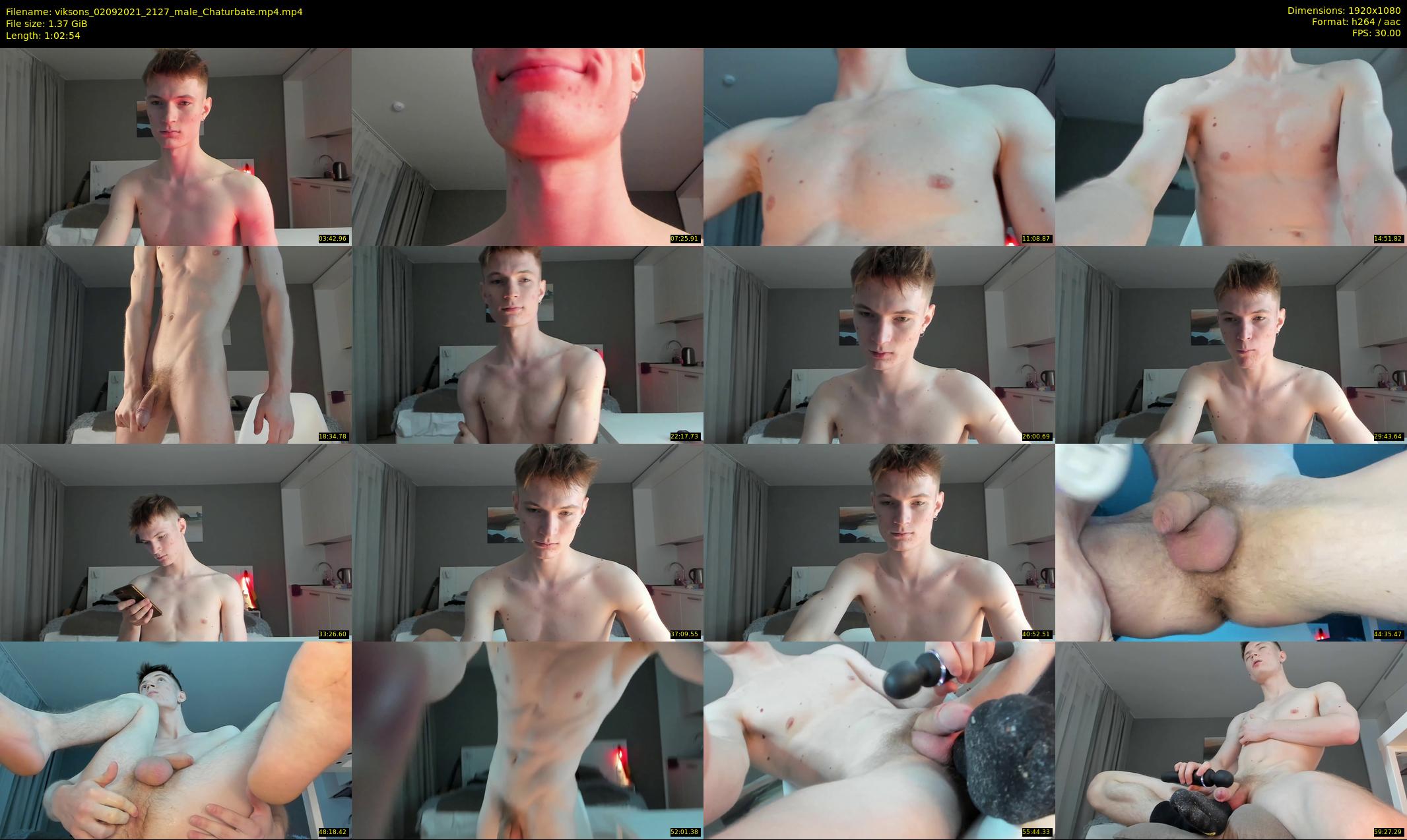 viksons — 63 minute Chaturbate male cam show recording, 1080p, Sep 2, 2021