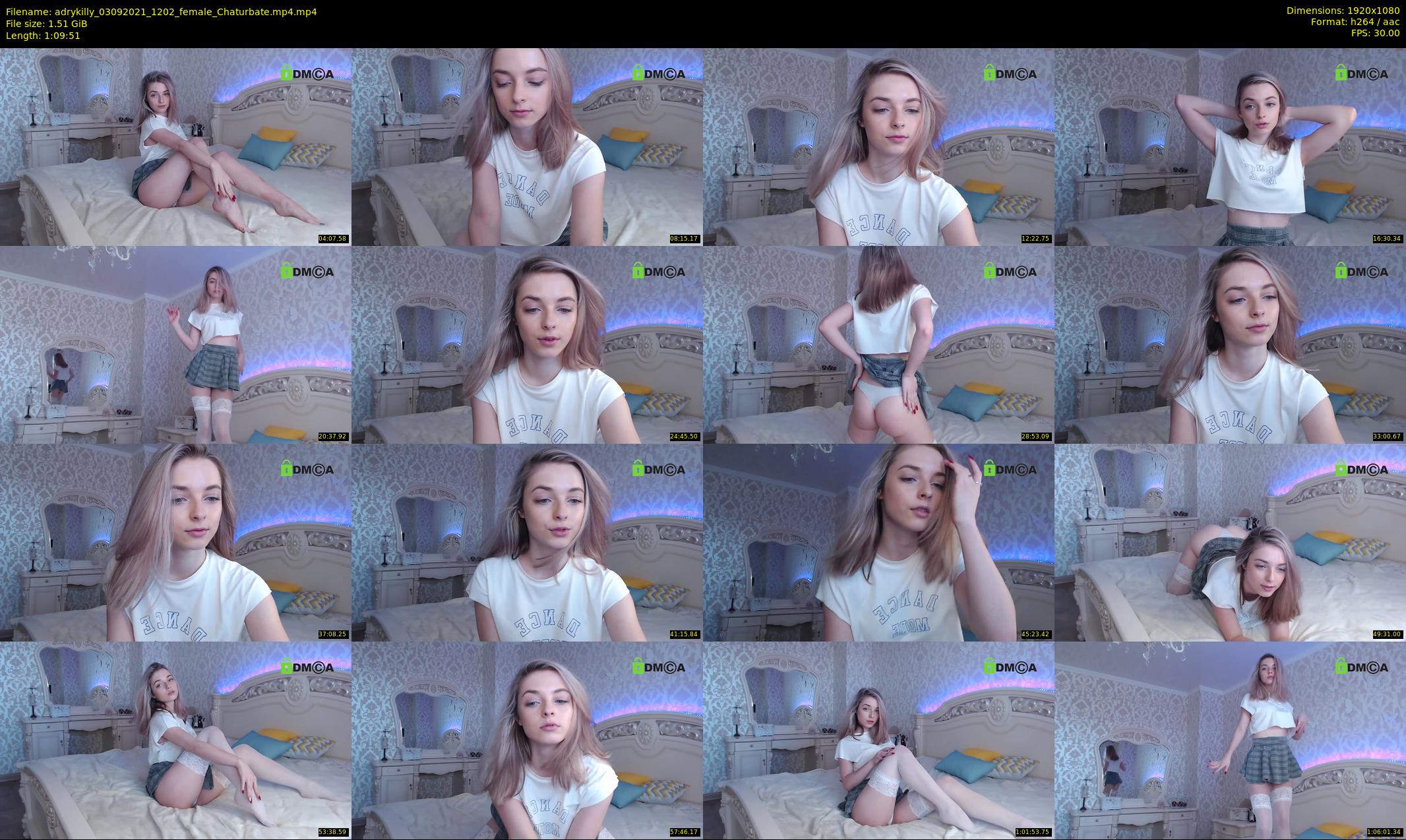 adrykilly — 70 minute Chaturbate female cam show recording, 1080p, Sep 3, 2021