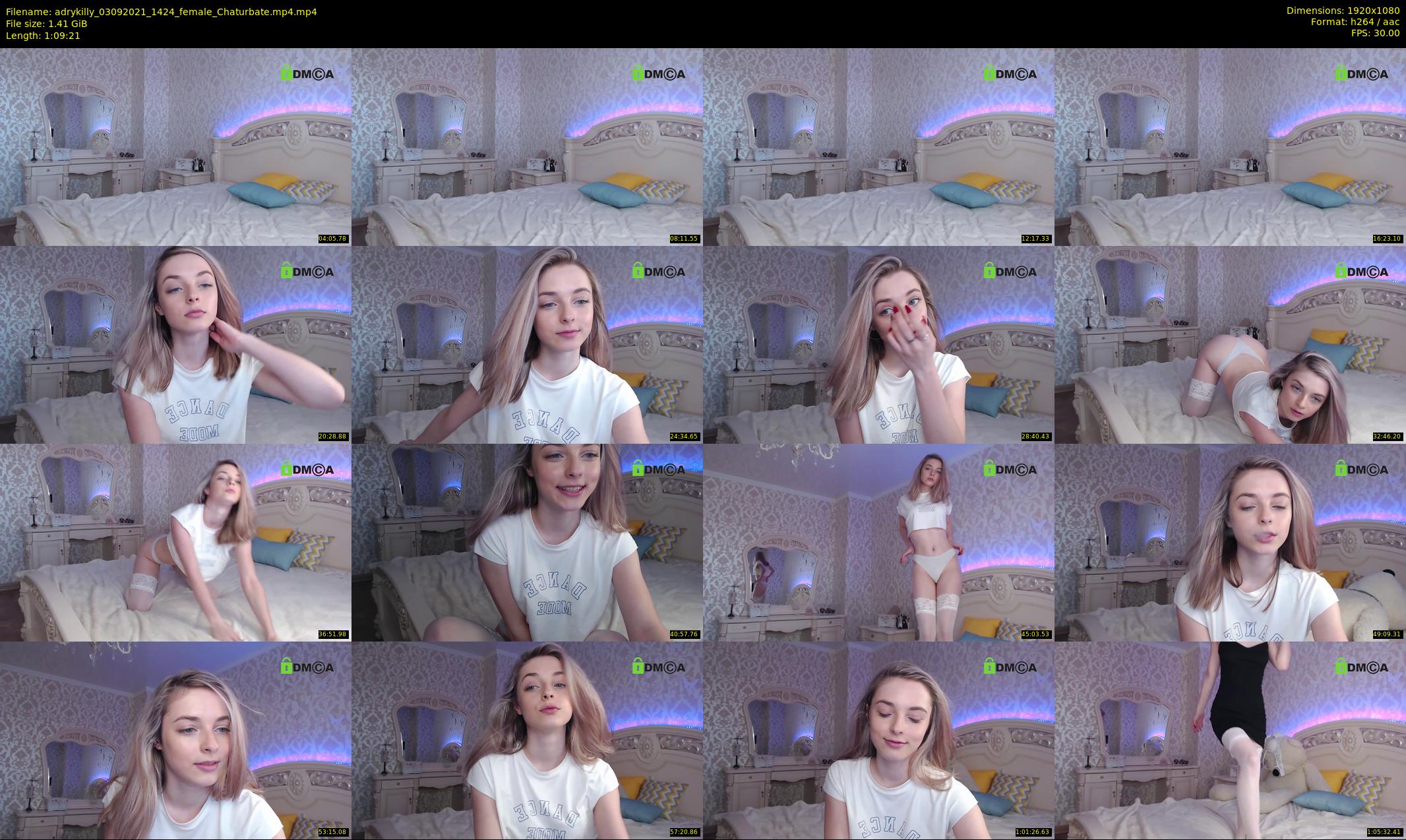 adrykilly — 70 minute Chaturbate female cam show recording, 1080p, Sep 3, 2021
