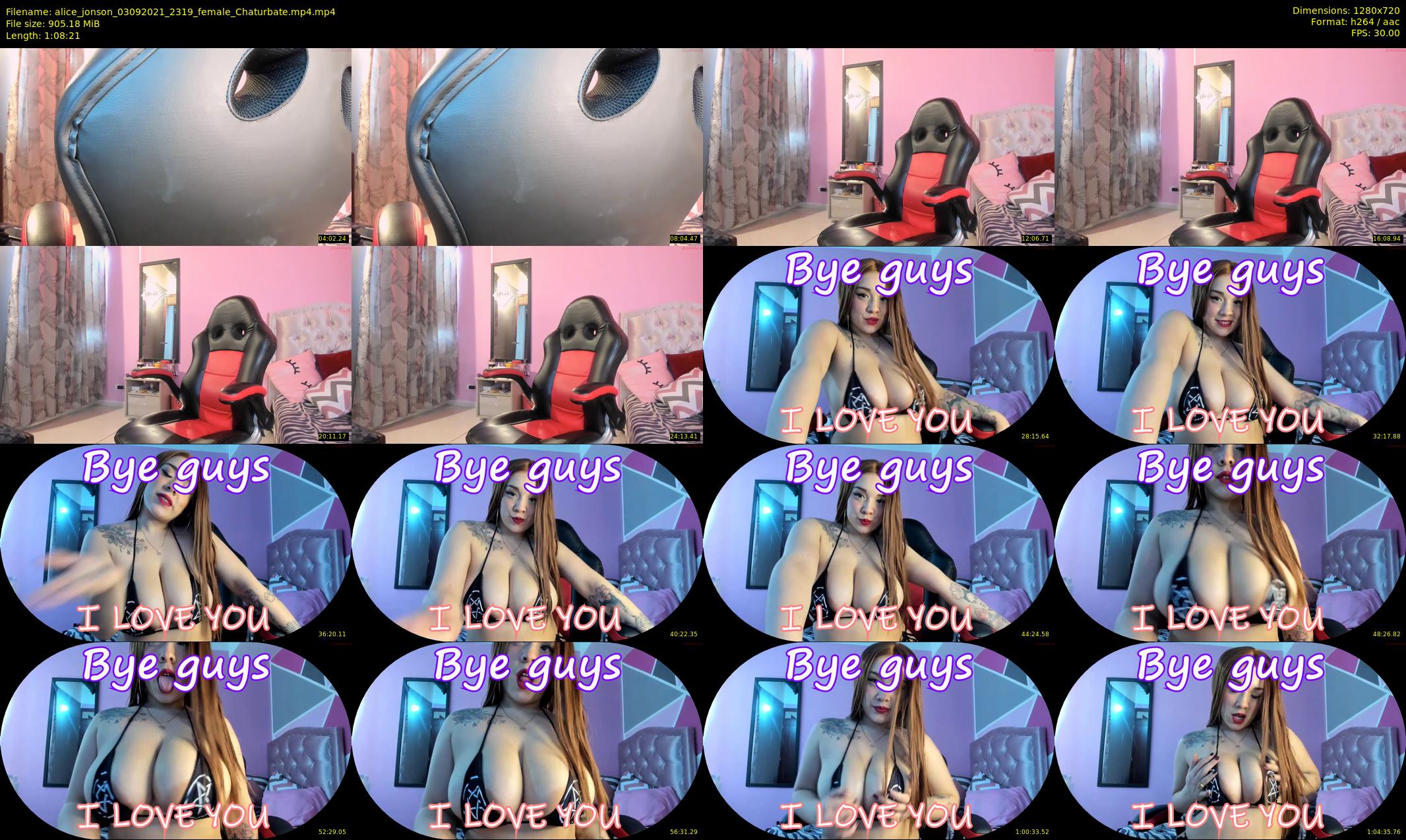alice_jonson — 69 minute Chaturbate female cam show recording, 720p, Sep 3, 2021
